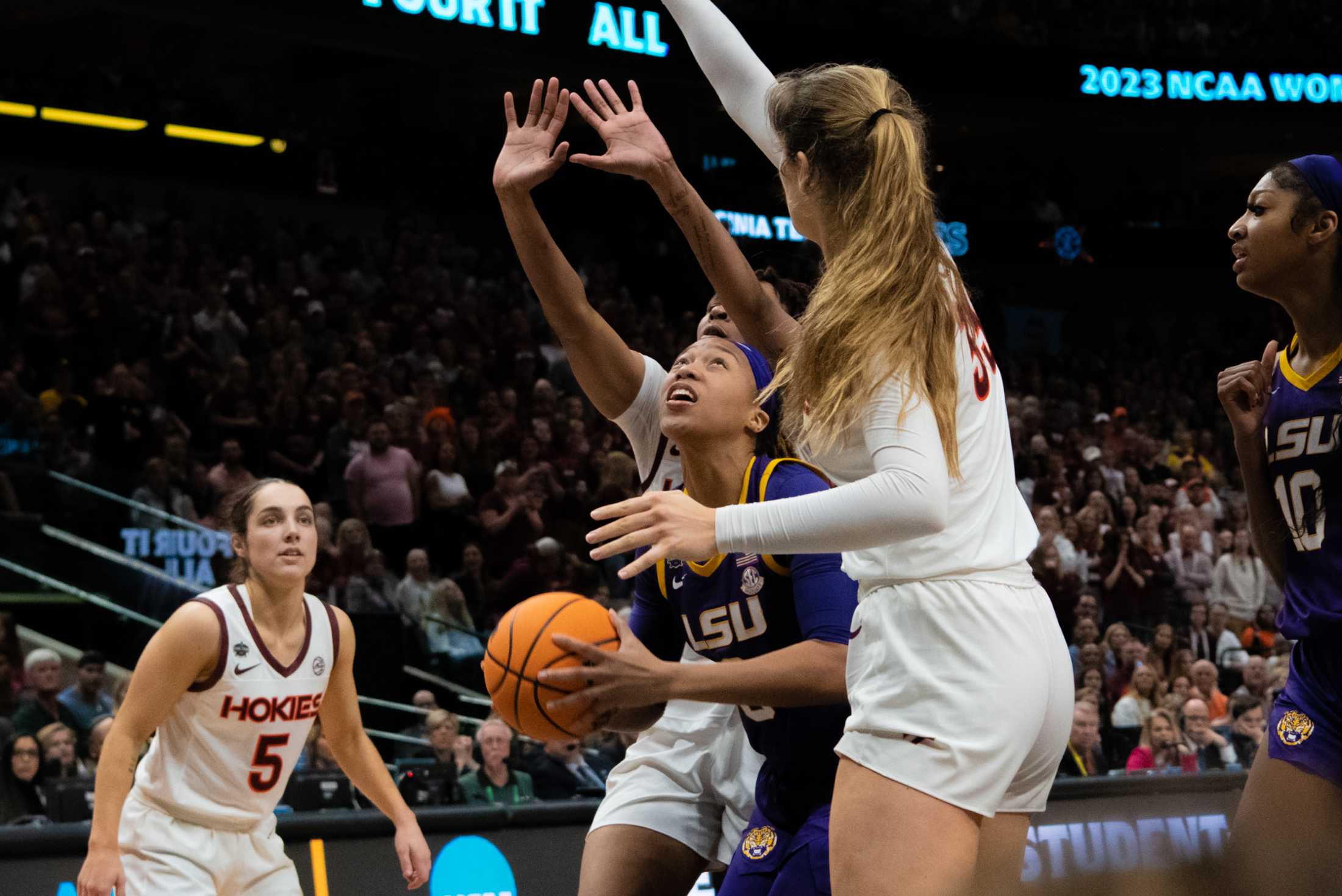 PHOTOS: LSU women's basketball defeats Virginia Tech, advances to national championship