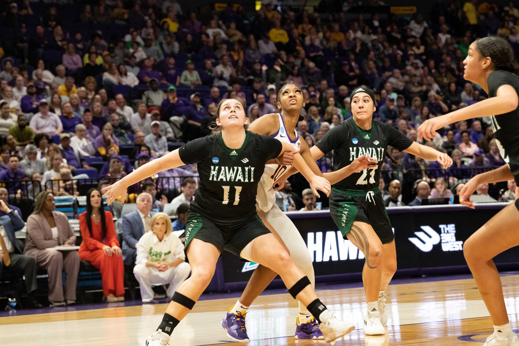 PHOTOS: LSU women's basketball beats Hawaii in first round of March Madness