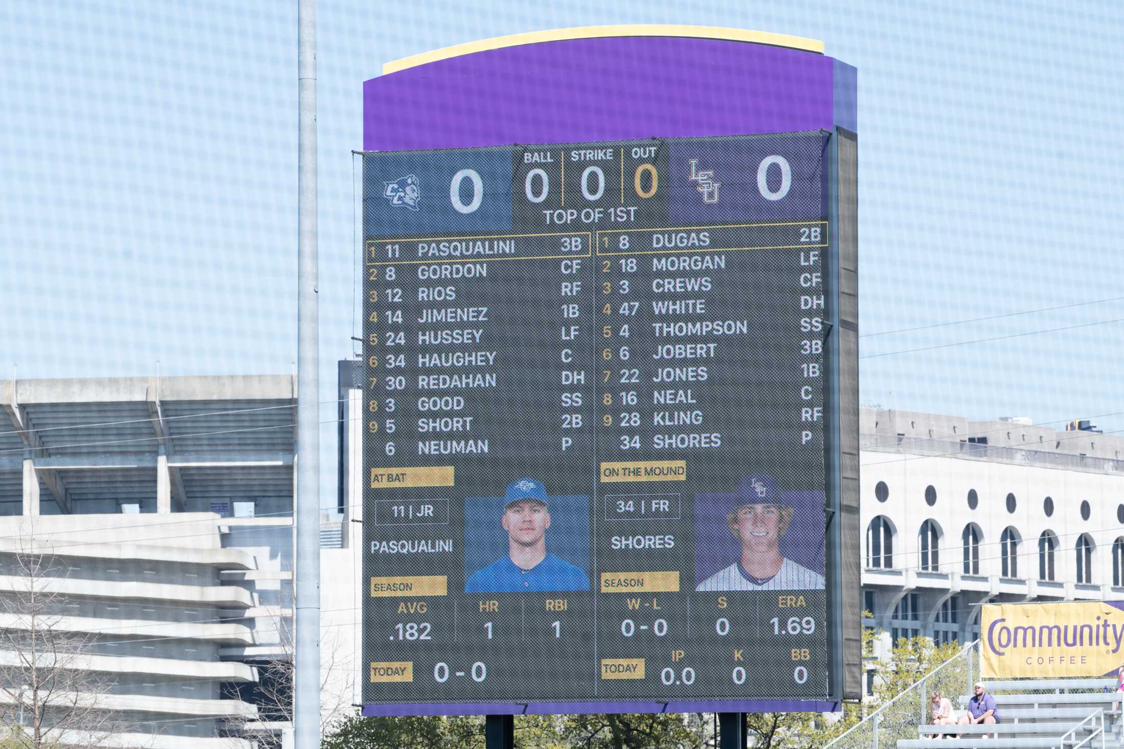 PHOTOS: LSU baseball shuts out Central Connecticut State 13-0