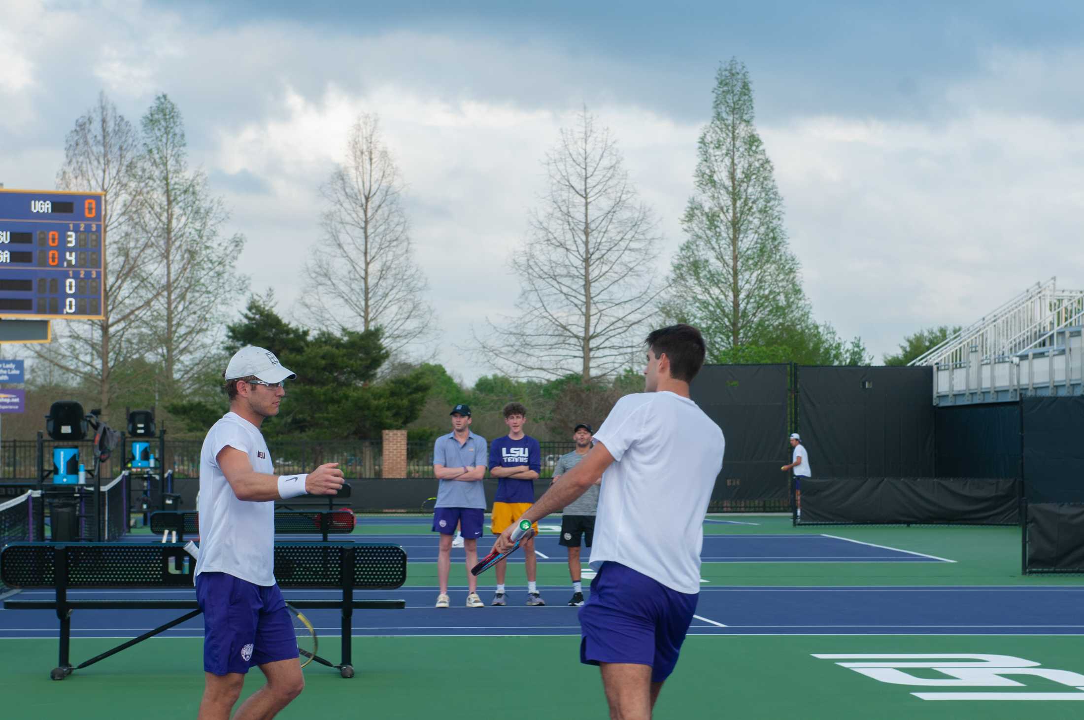 PHOTOS: LSU men's tennis falls to Georgia