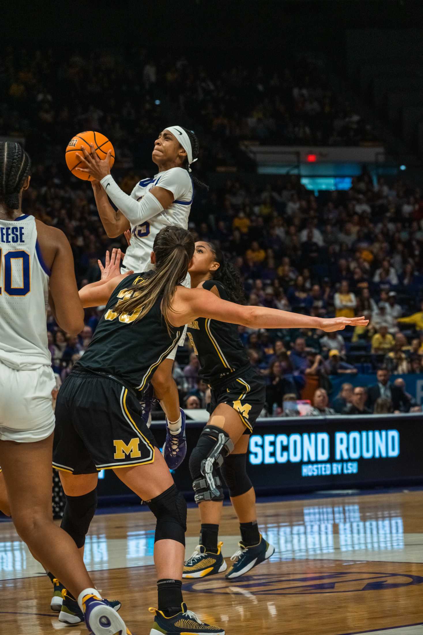 PHOTOS: LSU women's basketball takes down Michigan in second round of March Madness