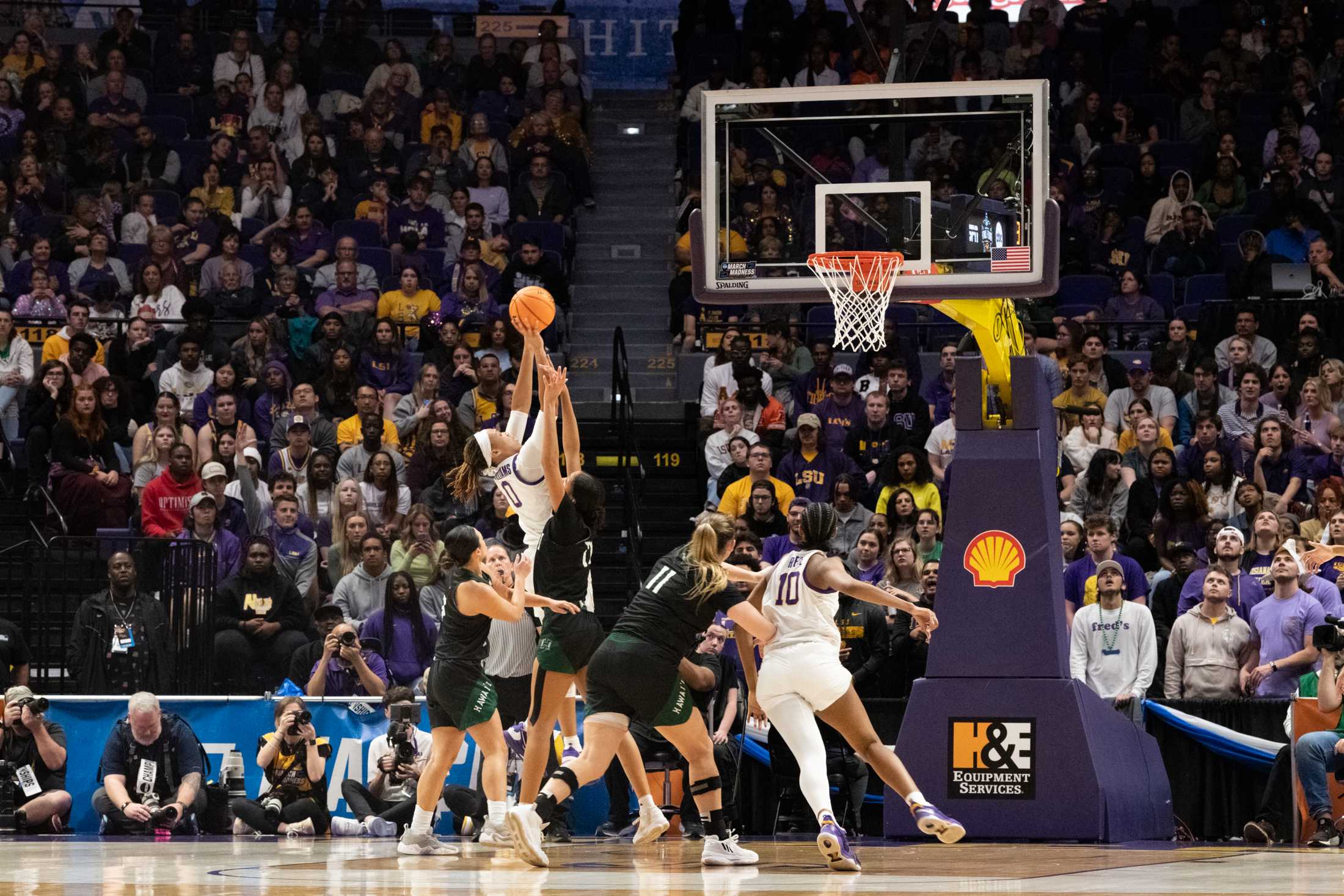 PHOTOS: LSU women's basketball beats Hawaii in first round of March Madness