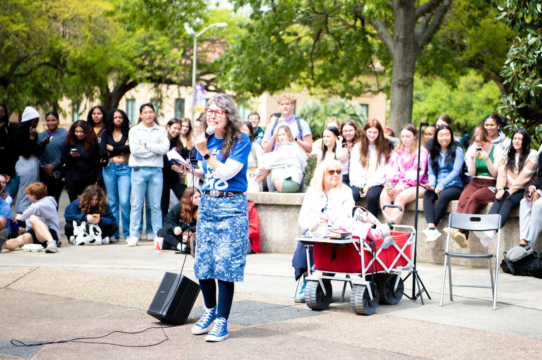 The making of 'Sister Cindy': The viral evangelical preacher returns to LSU