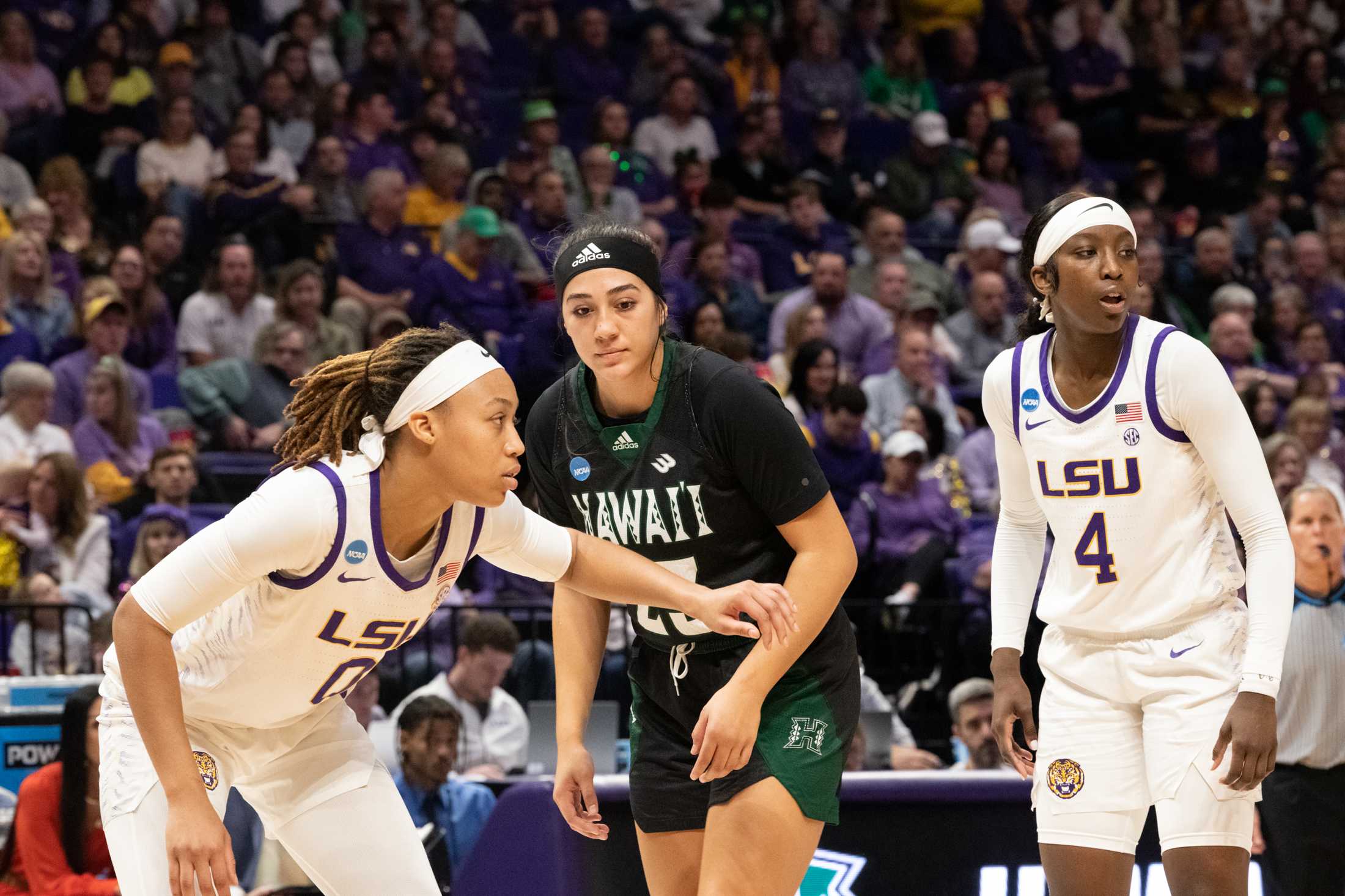 PHOTOS: LSU women's basketball beats Hawaii in first round of March Madness