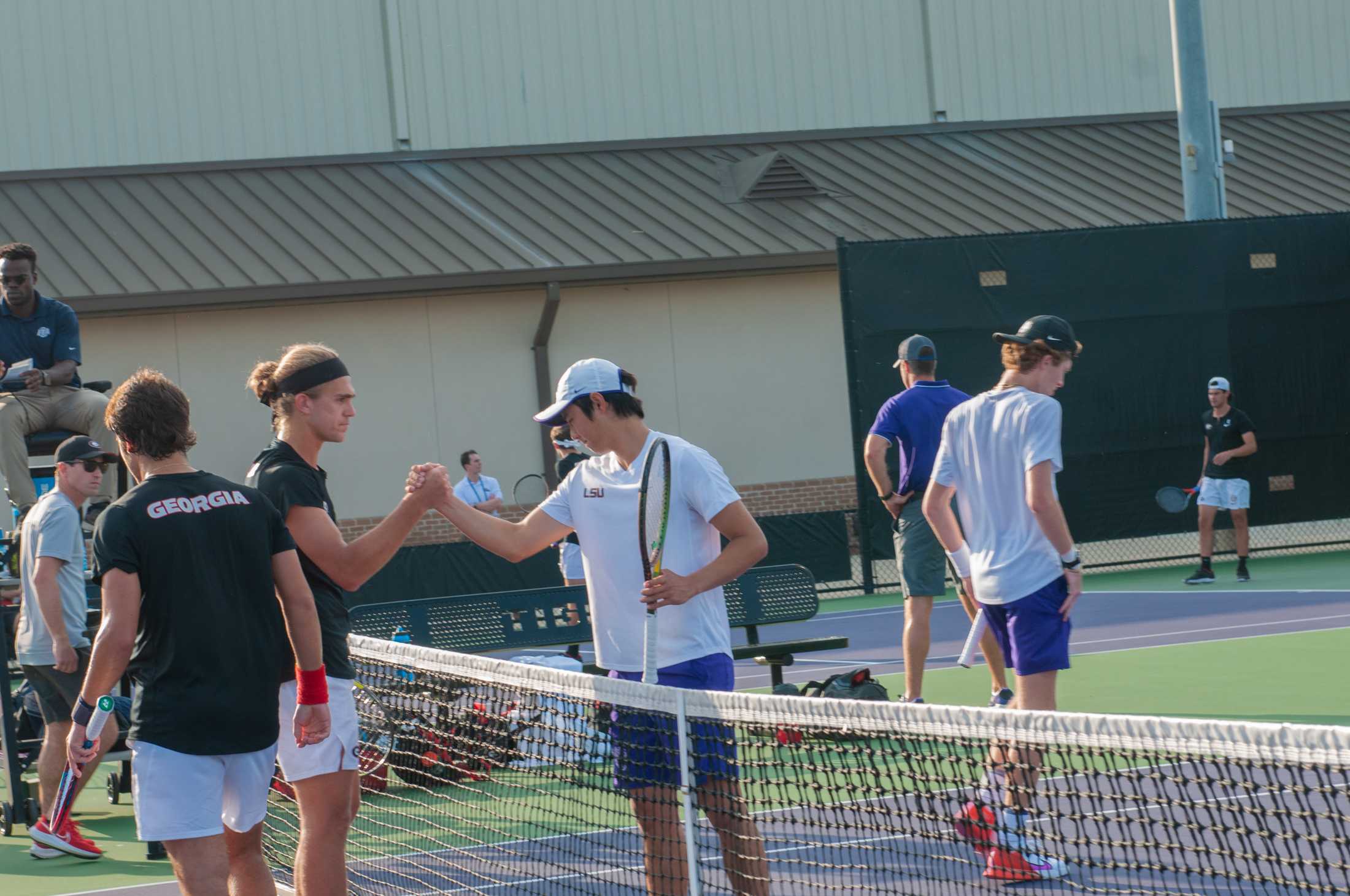 PHOTOS: LSU men's tennis falls to Georgia