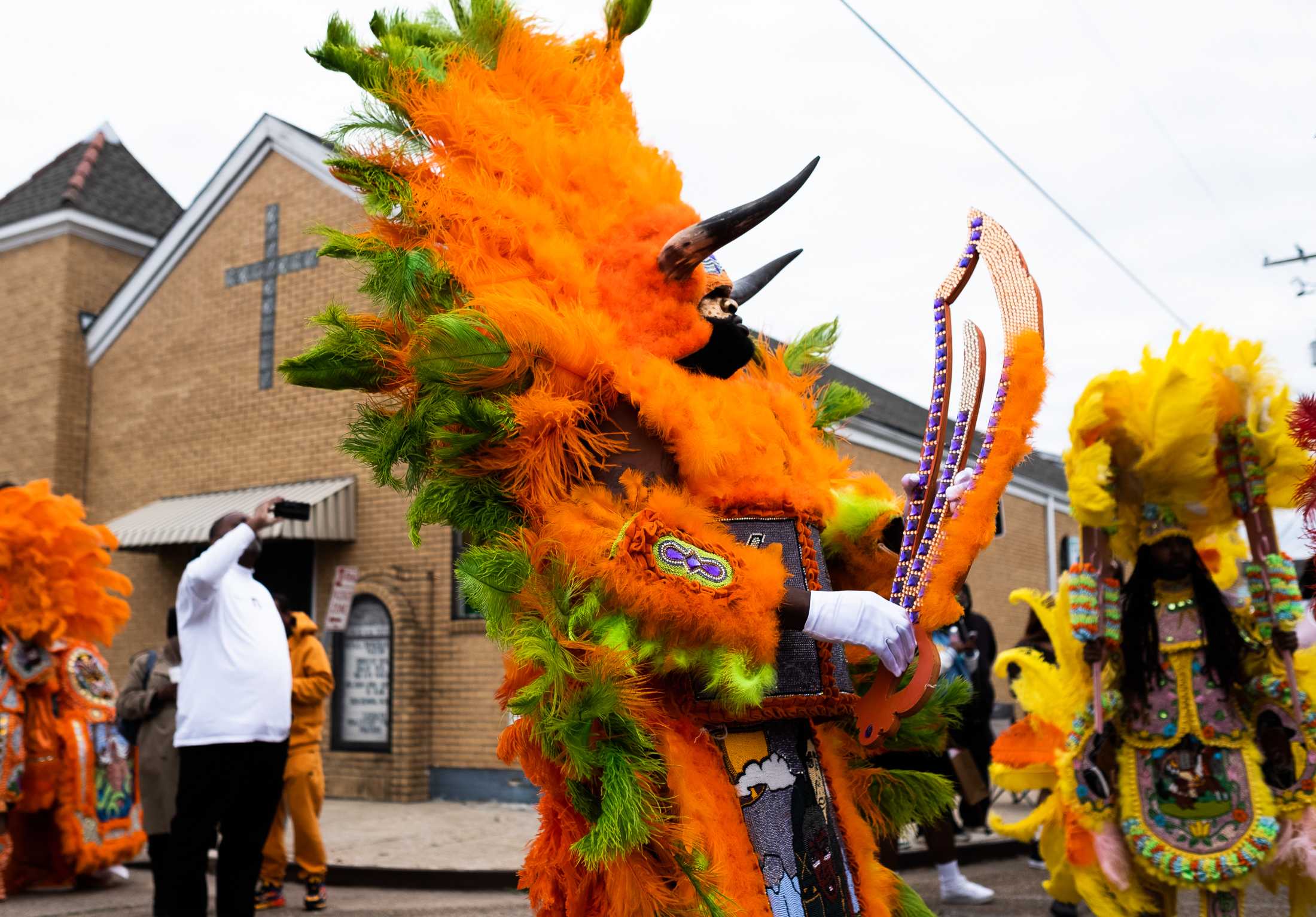 Mardi Gras Indians celebrate Super Sunday: &#8216;Today, we challenge each other with our art&#8217;