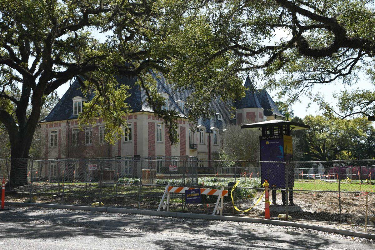 The French House sits under construction on Friday, March 3, 2023, on Highland Road in Baton Rouge, La.