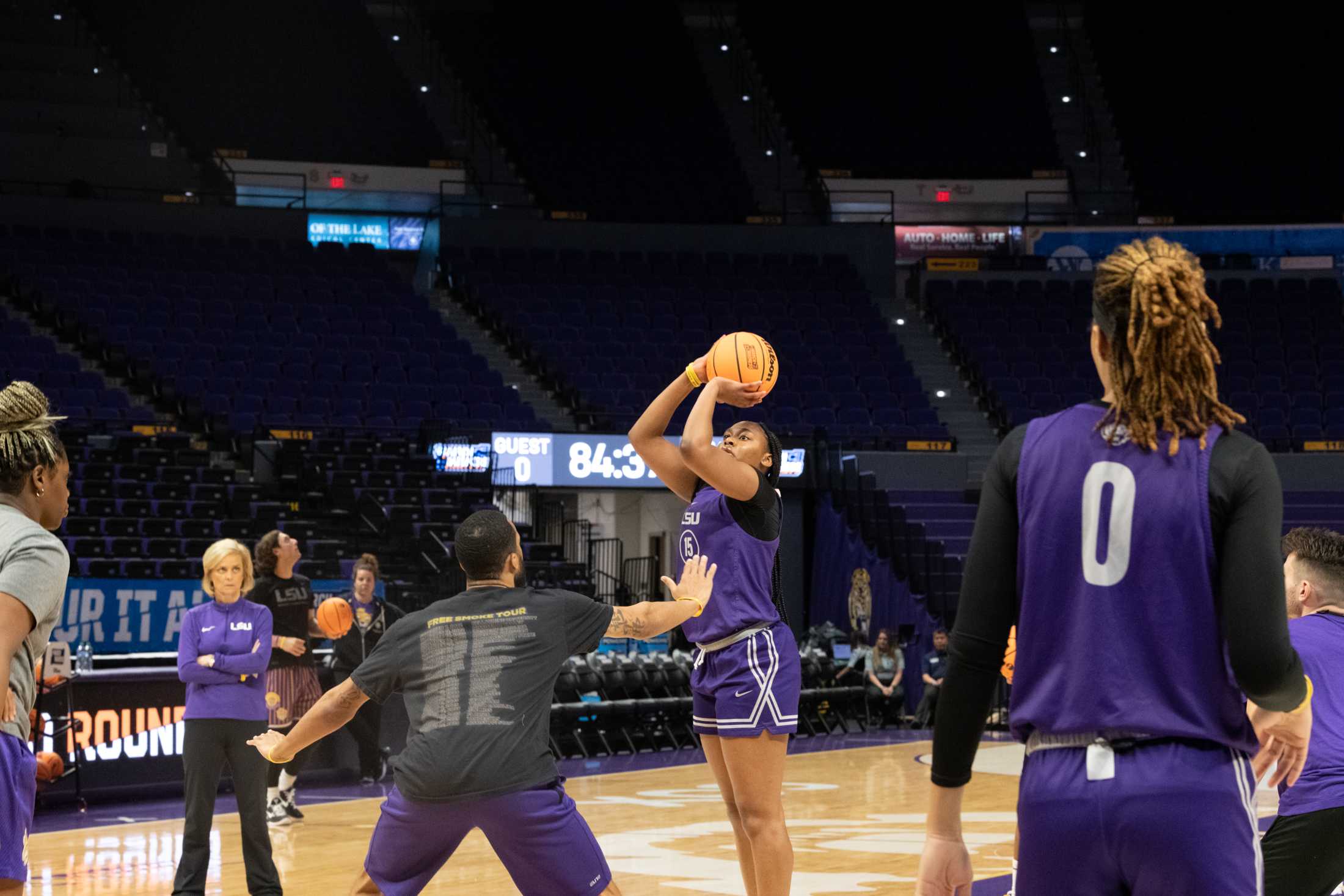 PHOTOS: LSU women's basketball prepares for March Madness