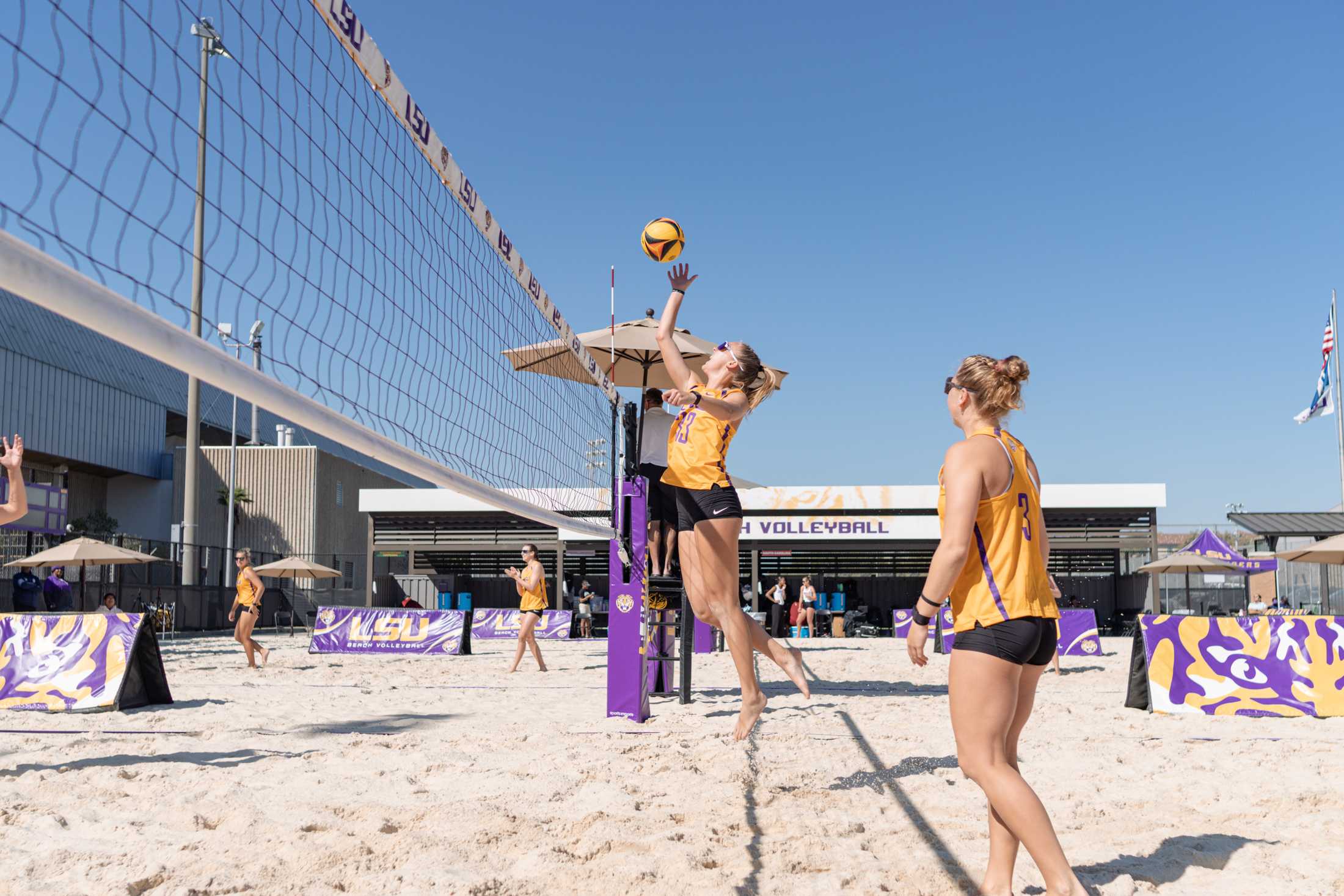 From shoes to sand: Meet LSU’s indoor and beach volleyball star, Ella Larkin