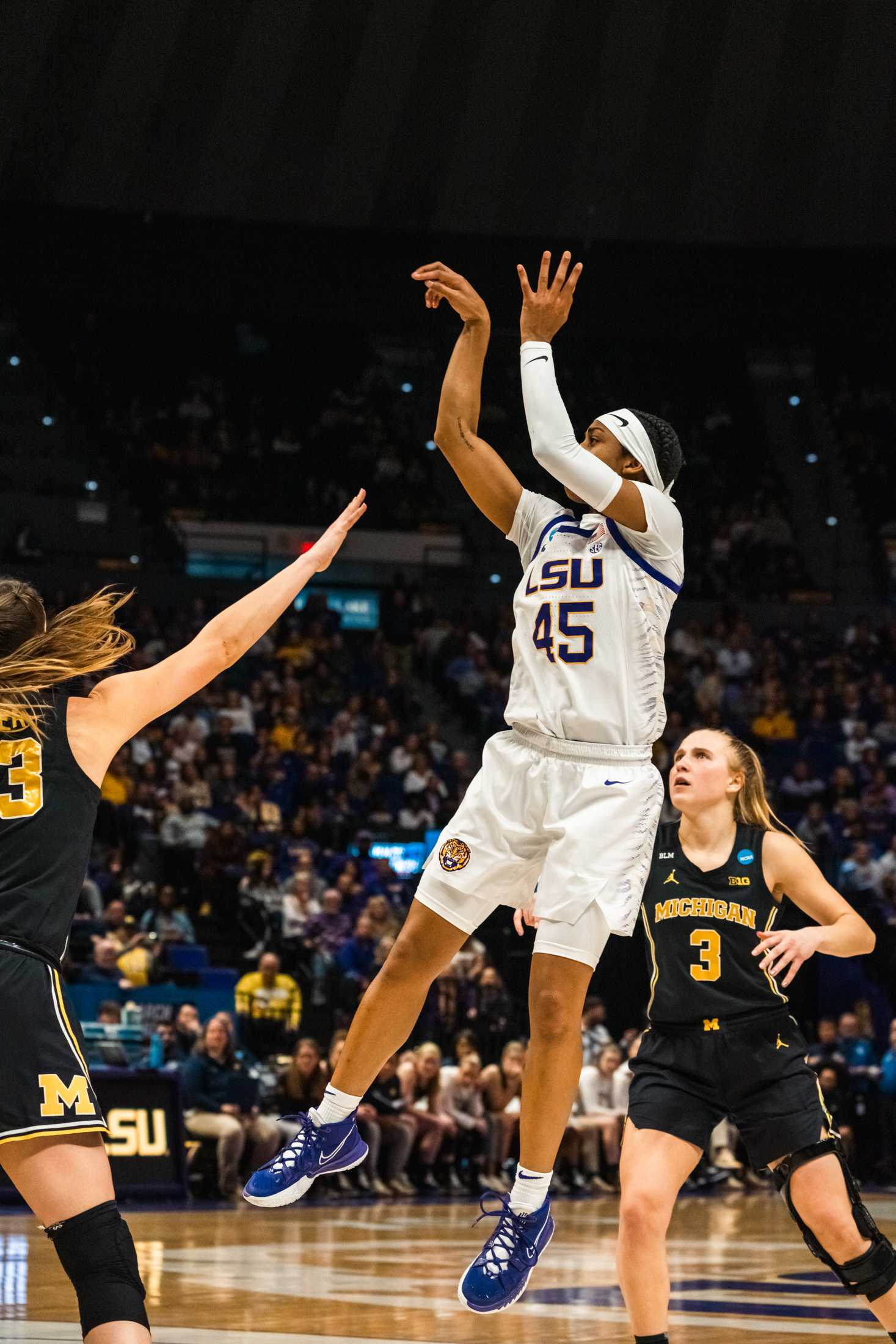 PHOTOS: LSU women's basketball takes down Michigan in second round of March Madness