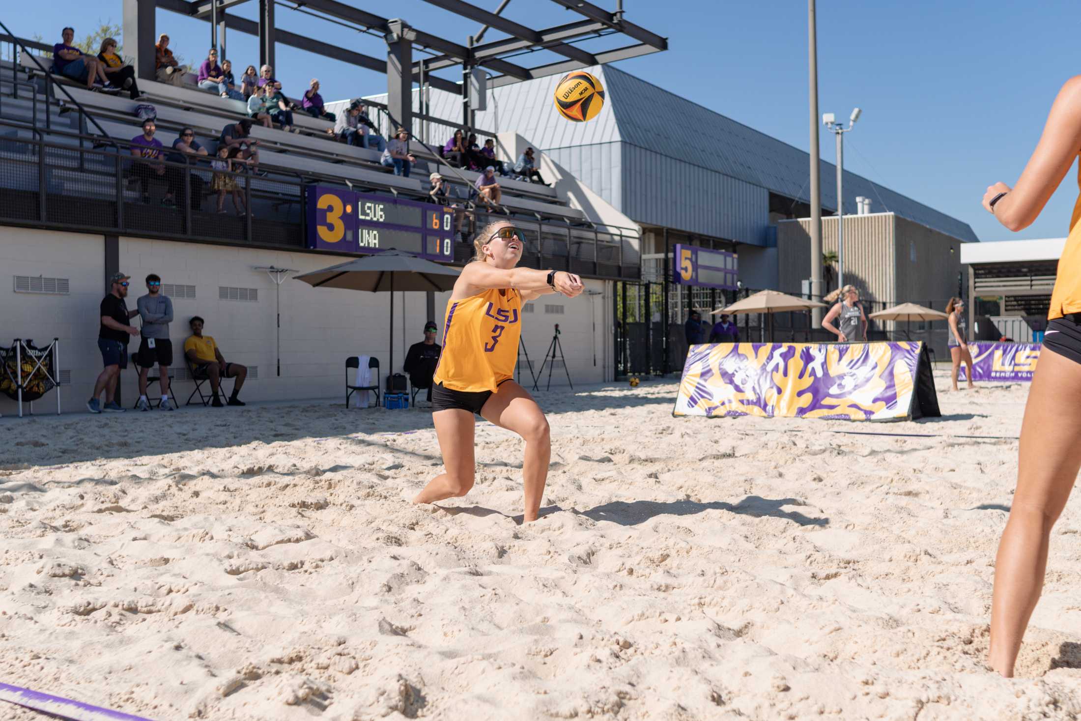 No shoes, just sand: Why Ella Larkin left LSU indoor volleyball to only play beach volleyball