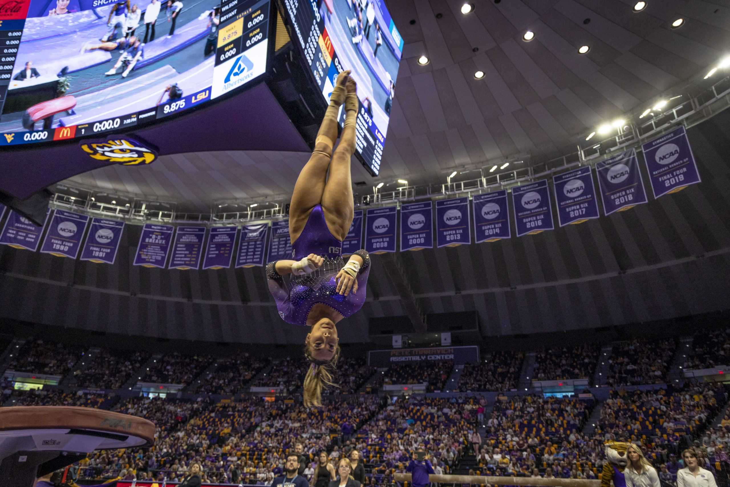 PHOTOS: LSU gymnastics defeats West Virginia 198.025-196.450