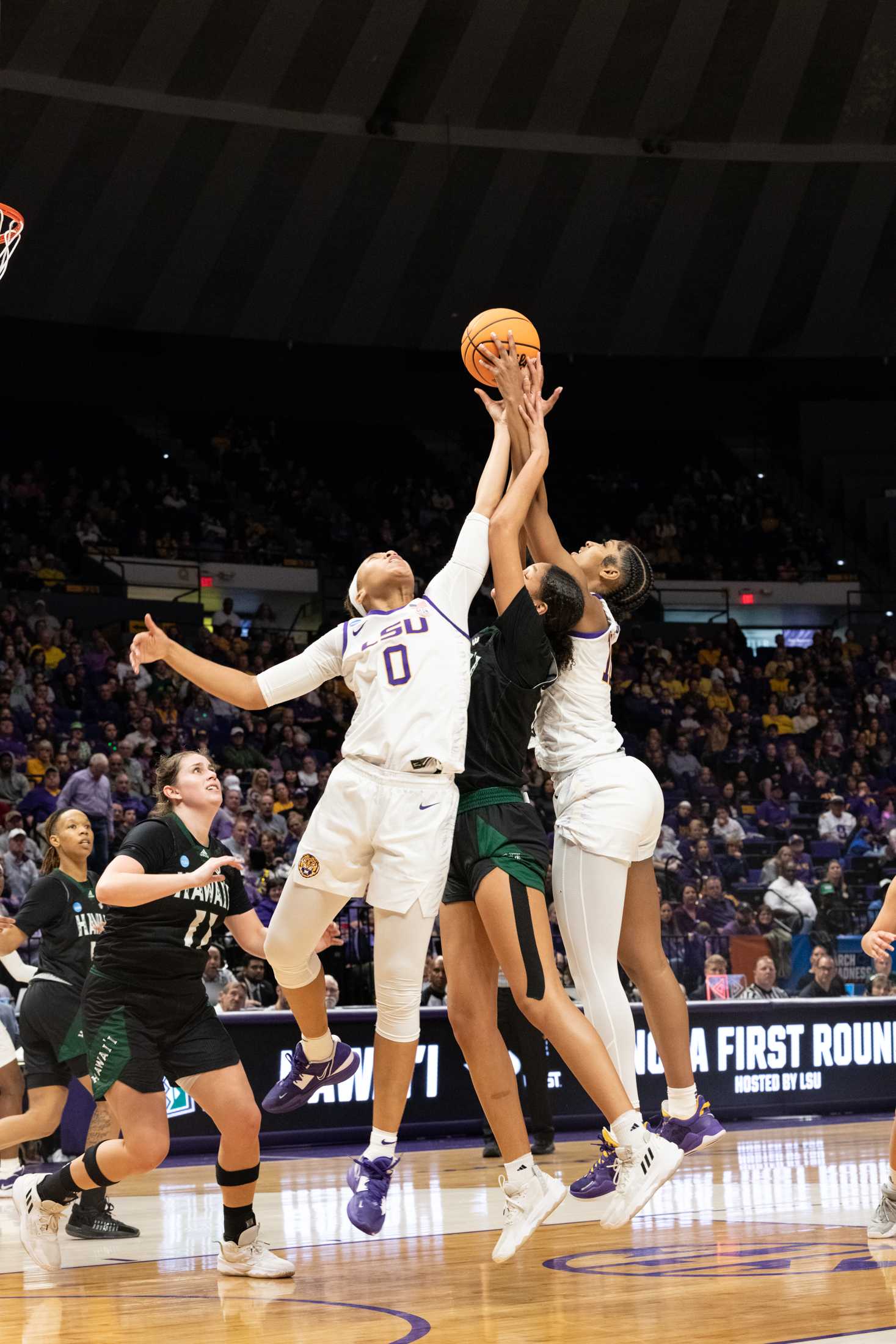 PHOTOS: LSU women's basketball beats Hawaii in first round of March Madness