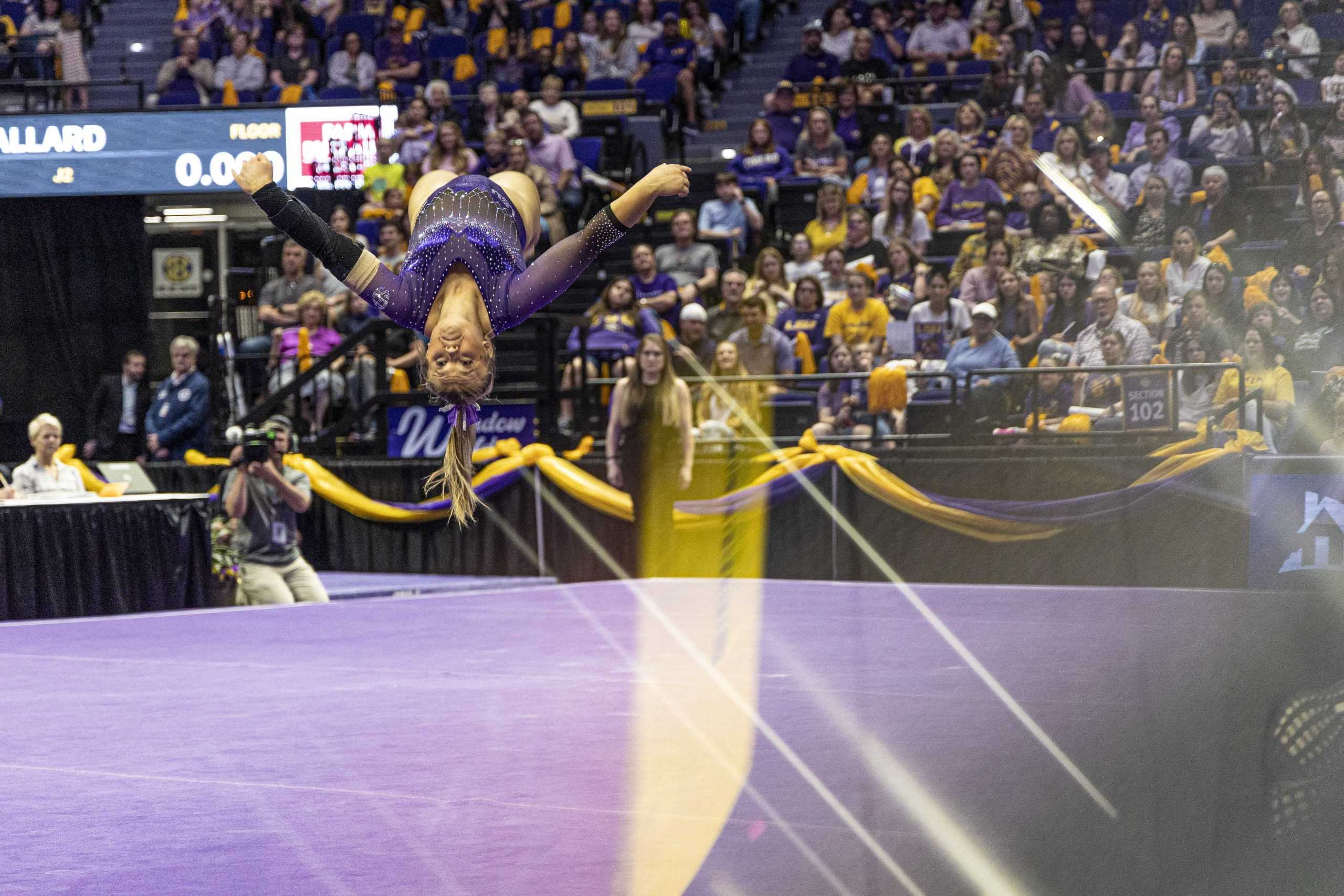 PHOTOS: LSU gymnastics defeats West Virginia 198.025-196.450