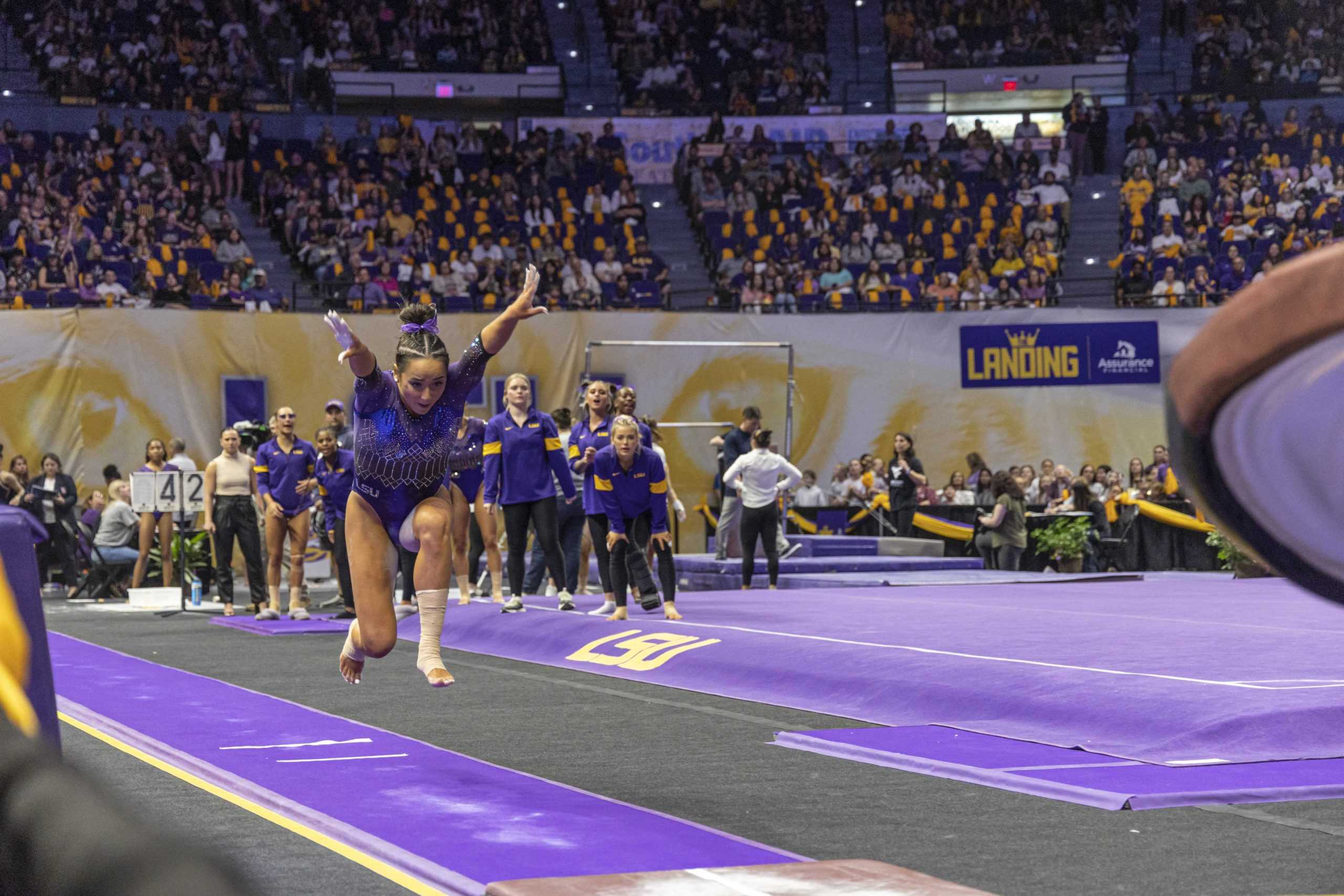 PHOTOS: LSU gymnastics defeats West Virginia 198.025-196.450