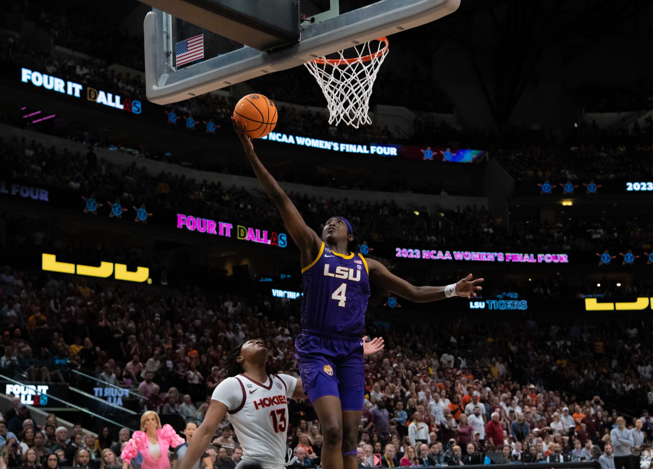 PHOTOS: LSU women's basketball defeats Virginia Tech, advances to national championship