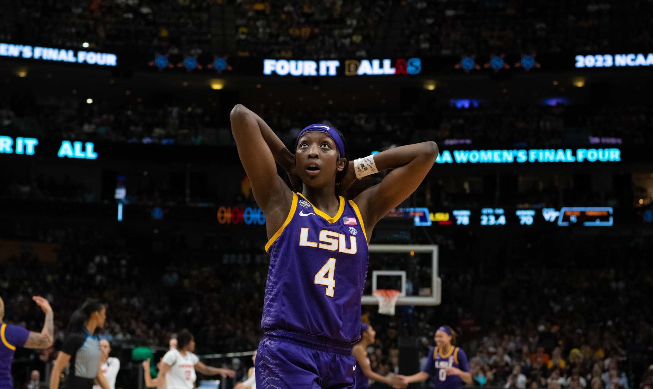 PHOTOS: LSU women's basketball defeats Virginia Tech, advances to national championship