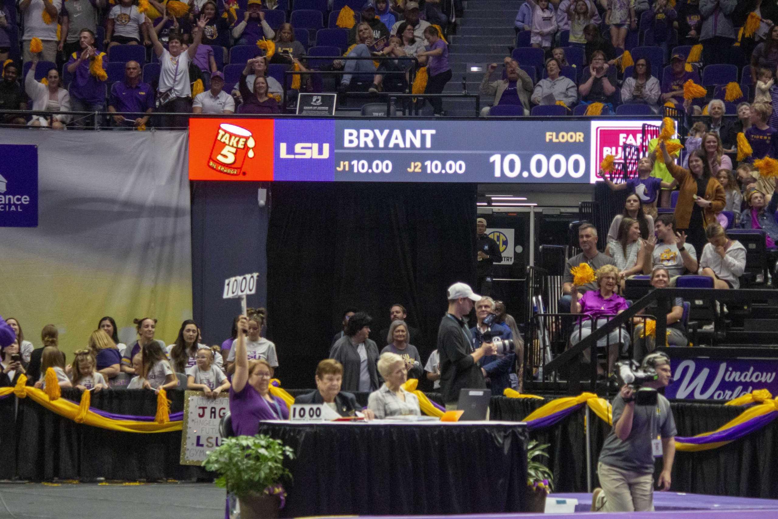 PHOTOS: LSU gymnastics defeats West Virginia 198.025-196.450