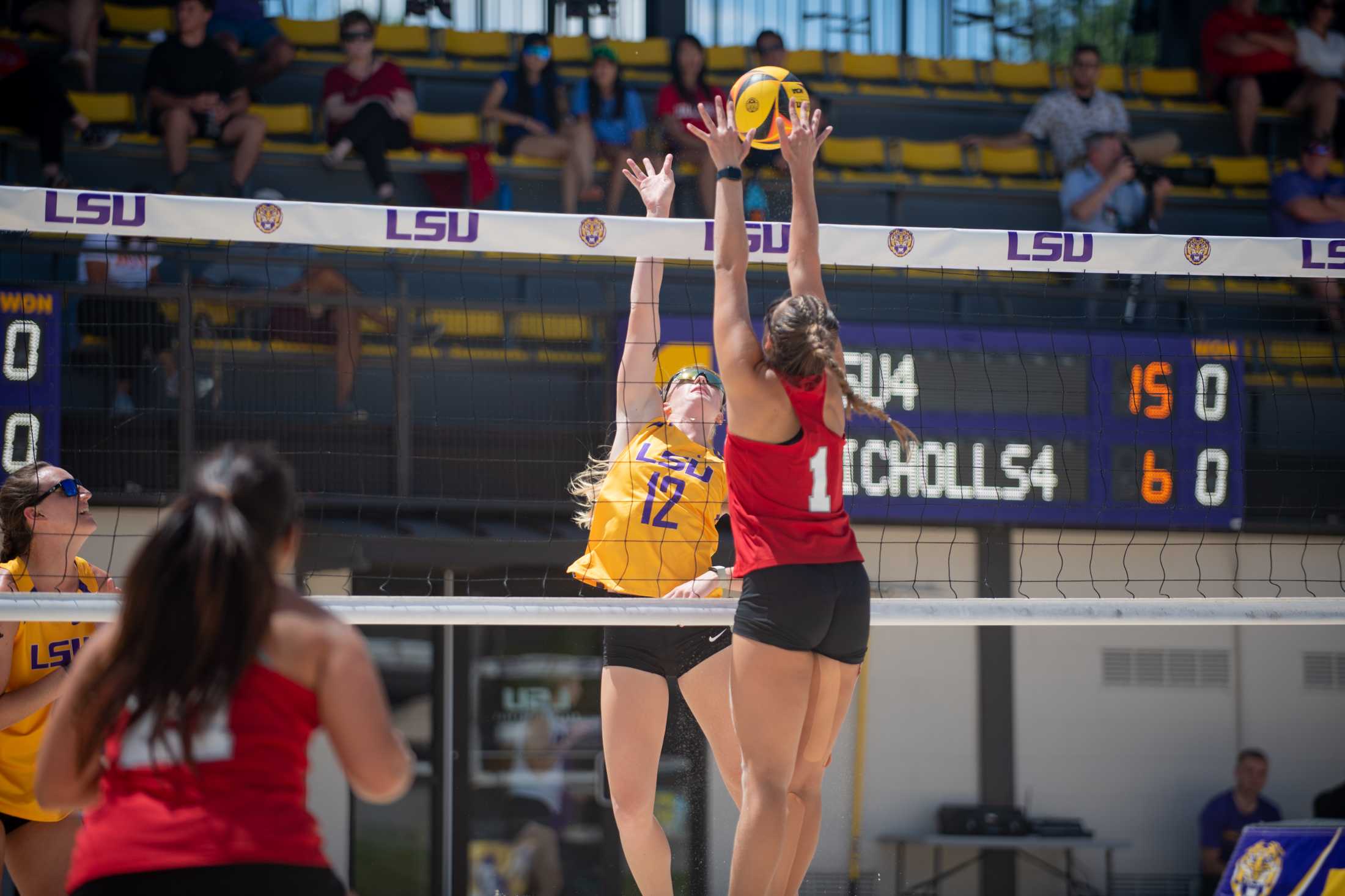 PHOTOS: LSU beach volleyball defeats Nicholls 5-0