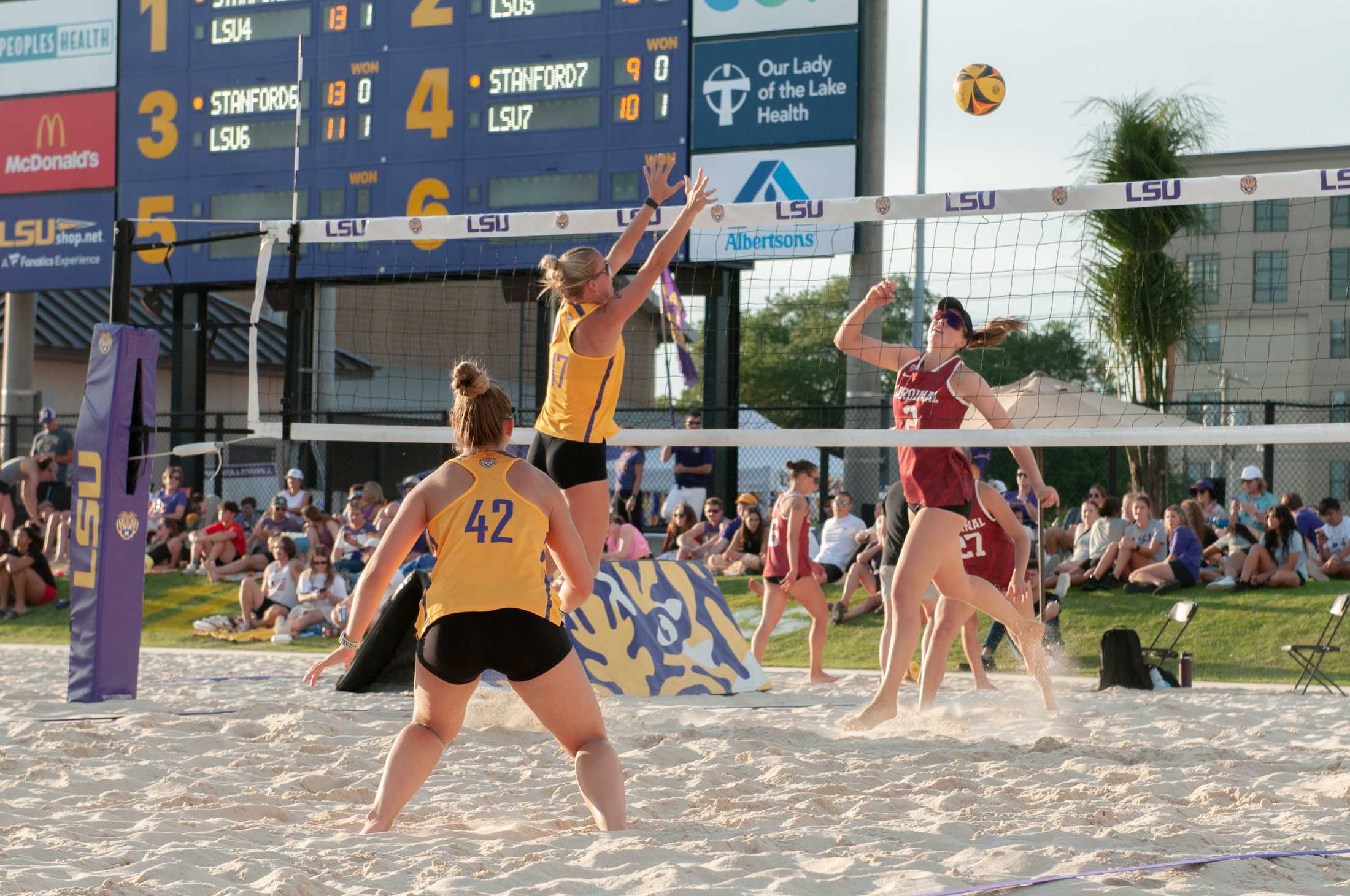 PHOTOS: LSU beach volleyball falls to Stanford