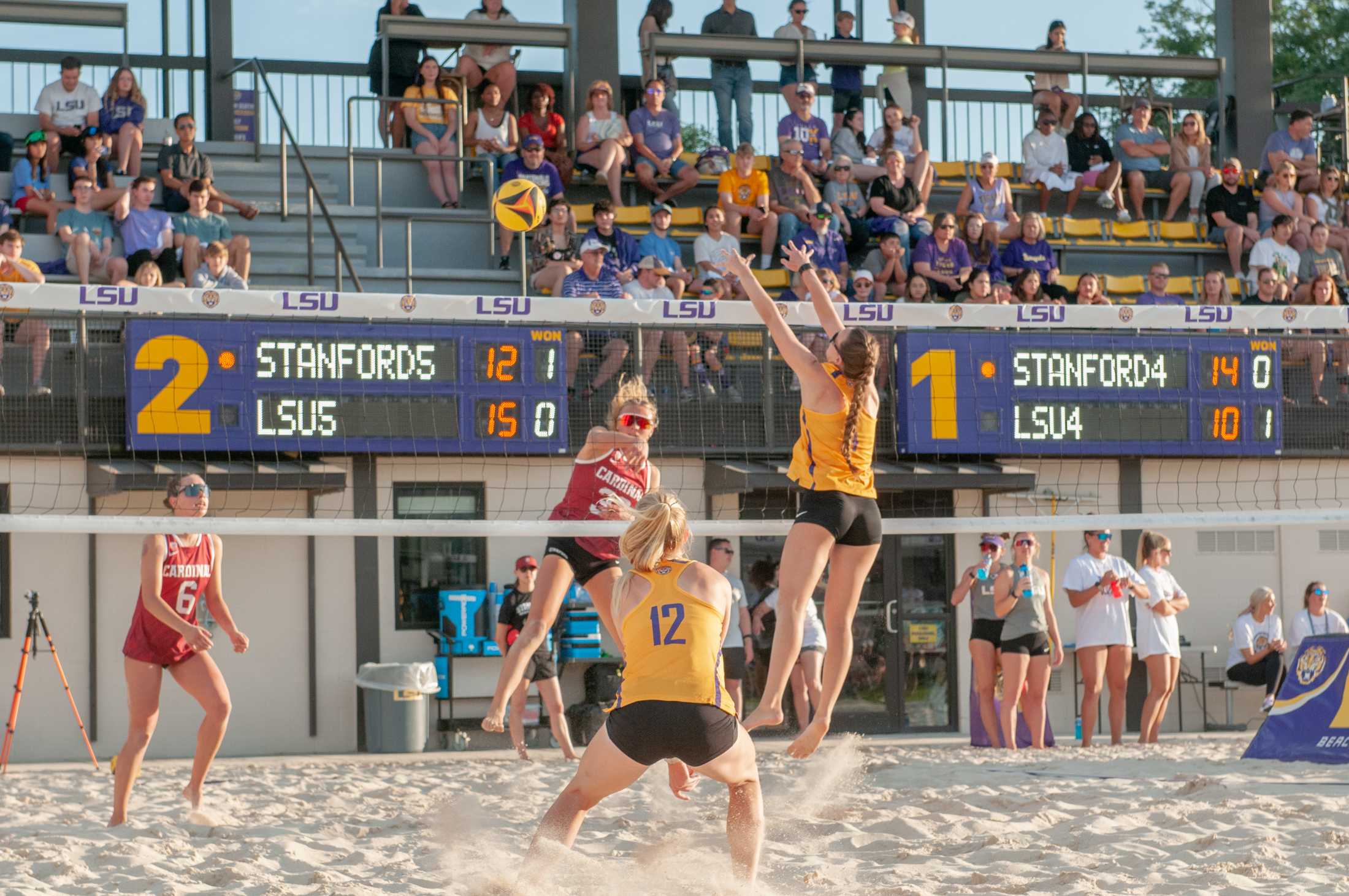 PHOTOS: LSU beach volleyball falls to Stanford