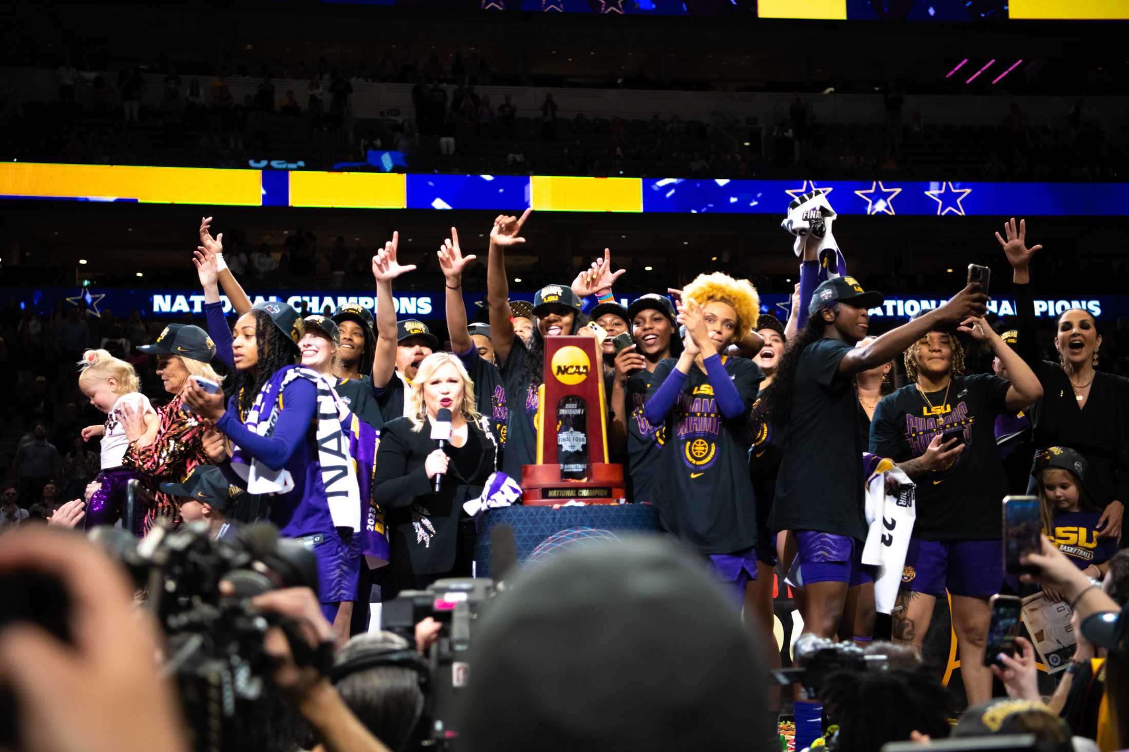 PHOTOS: LSU women's basketball beats Iowa 102-85 in national championship