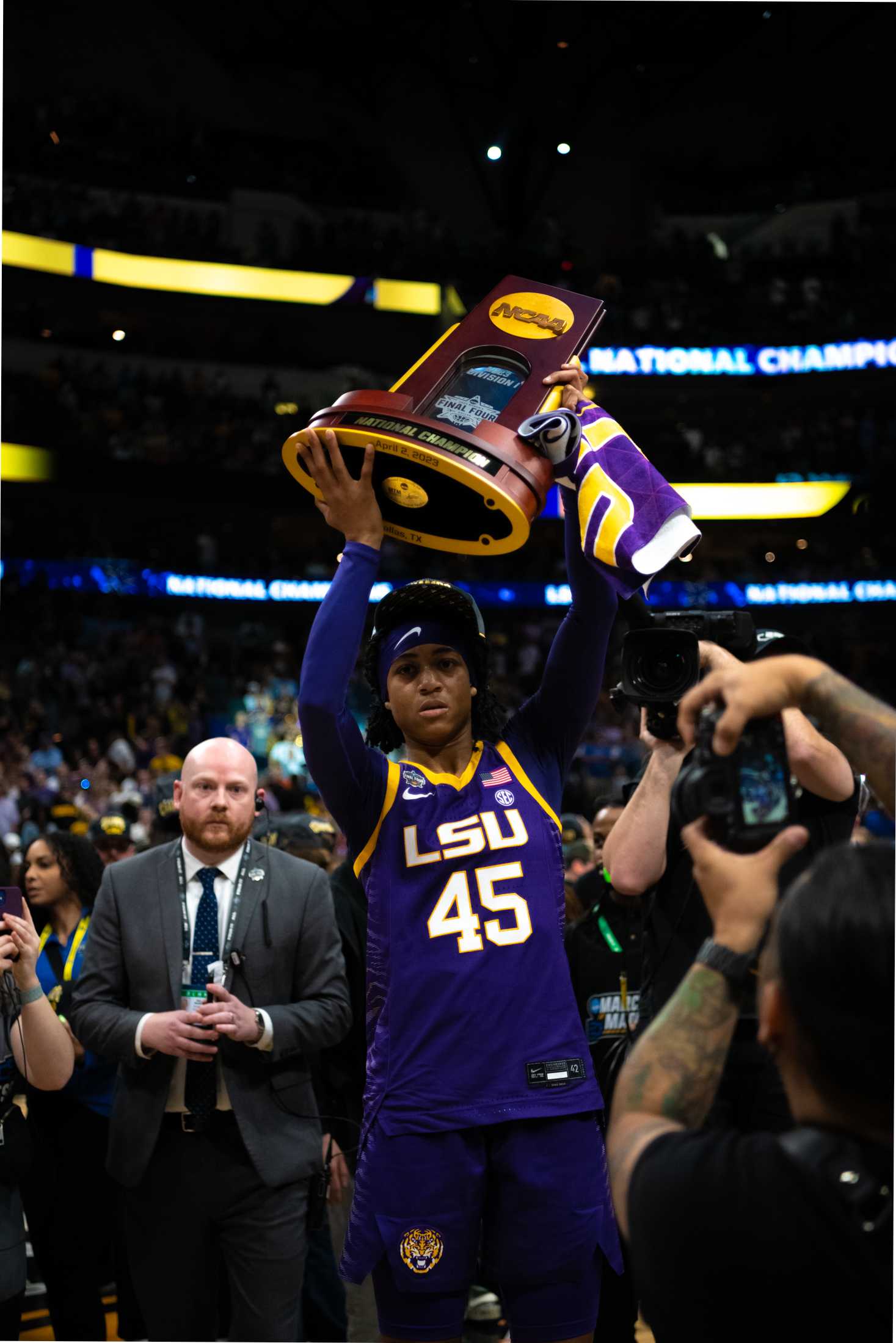 PHOTOS: LSU women's basketball beats Iowa 102-85 in national championship