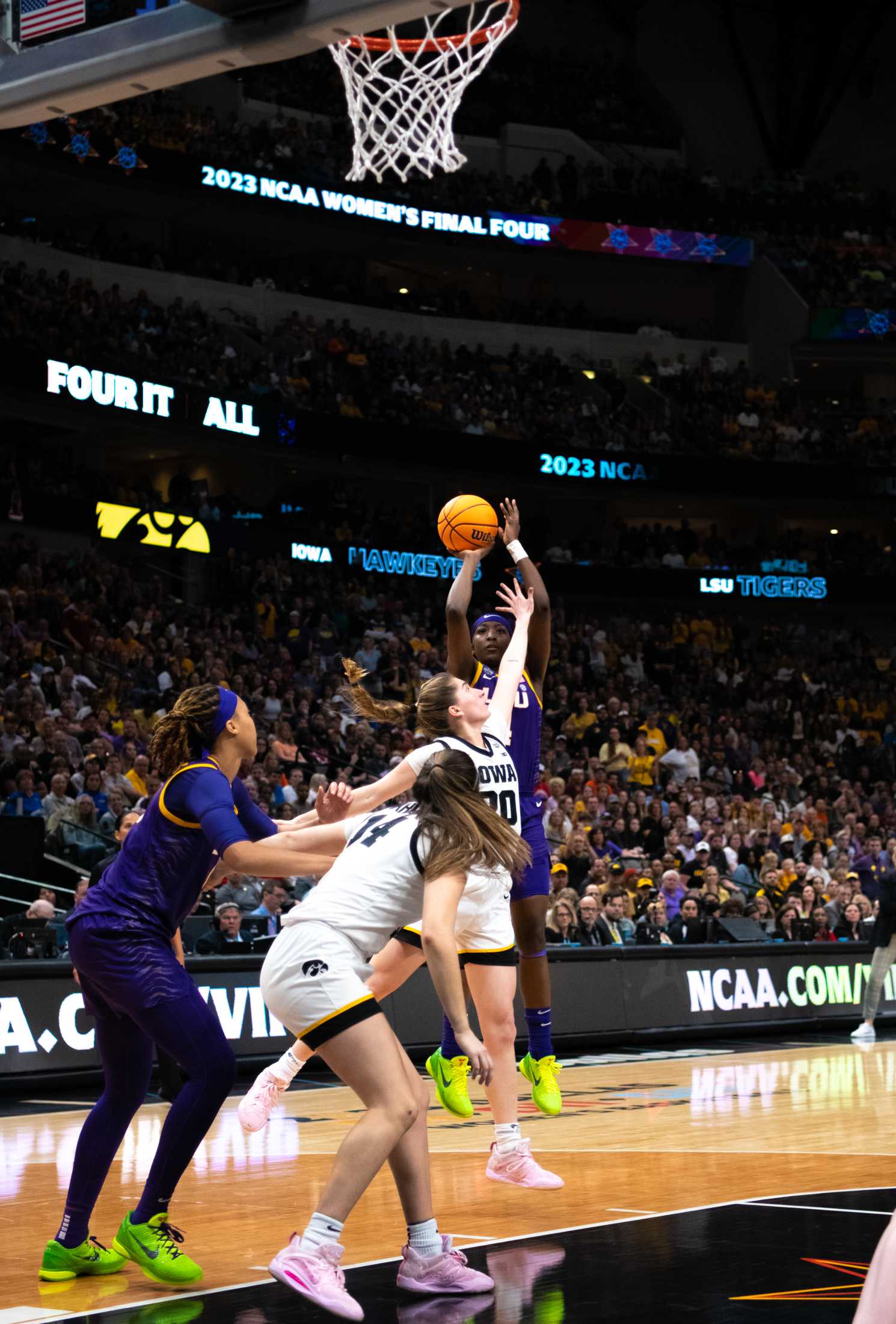 PHOTOS: LSU women's basketball beats Iowa 102-85 in national championship