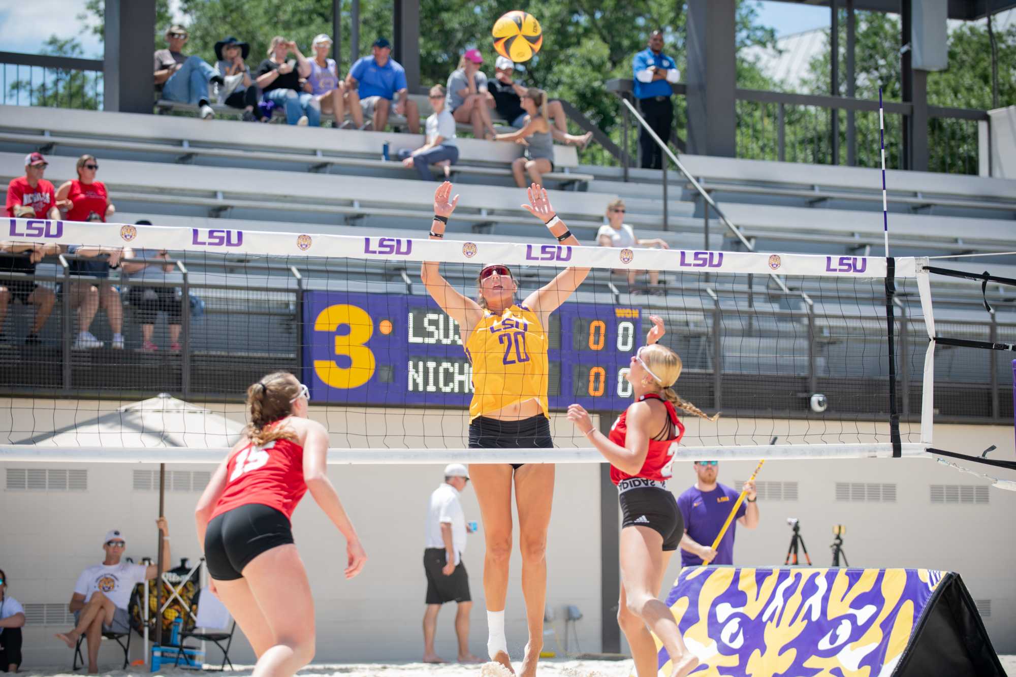 PHOTOS: LSU beach volleyball defeats Nicholls 5-0