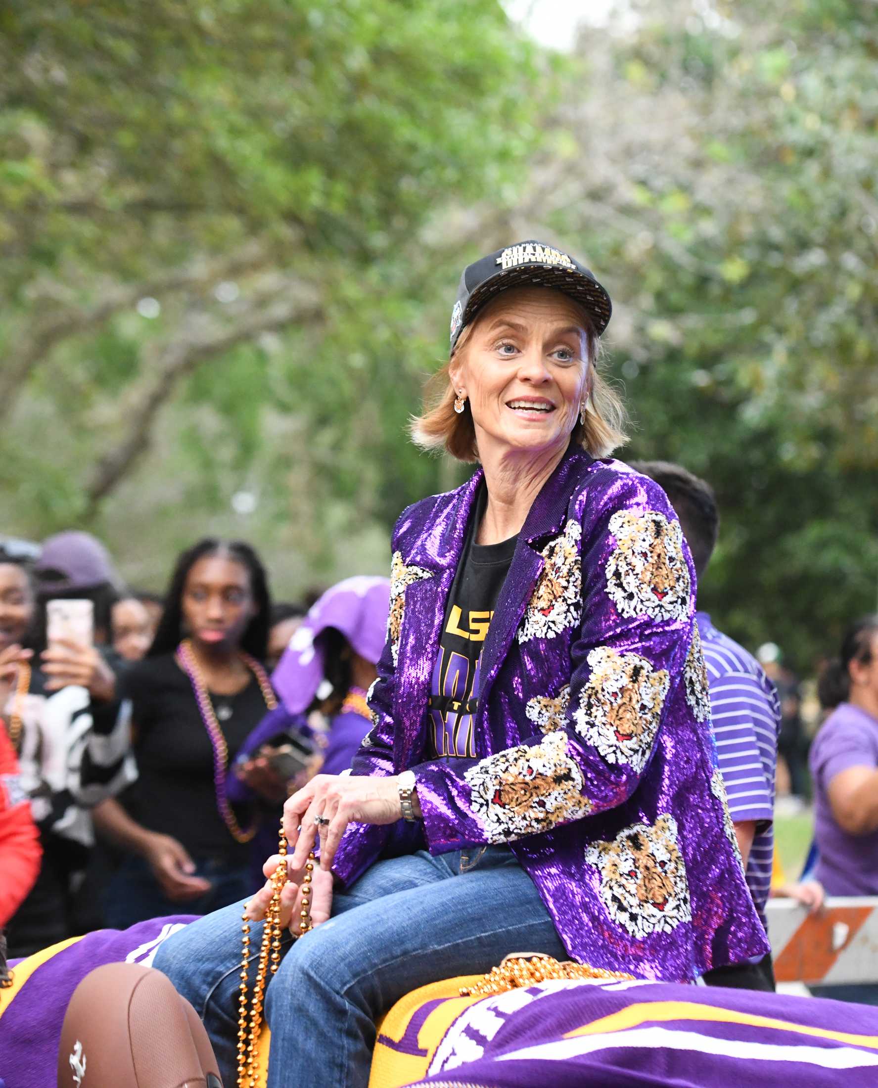 LSU women's basketball holds parade and celebratory ceremony for national championship