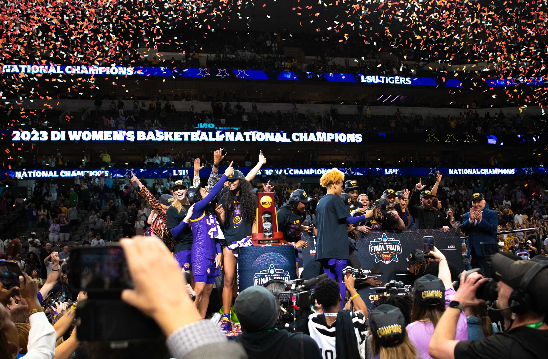 PHOTOS: LSU women's basketball beats Iowa 102-85 in national championship