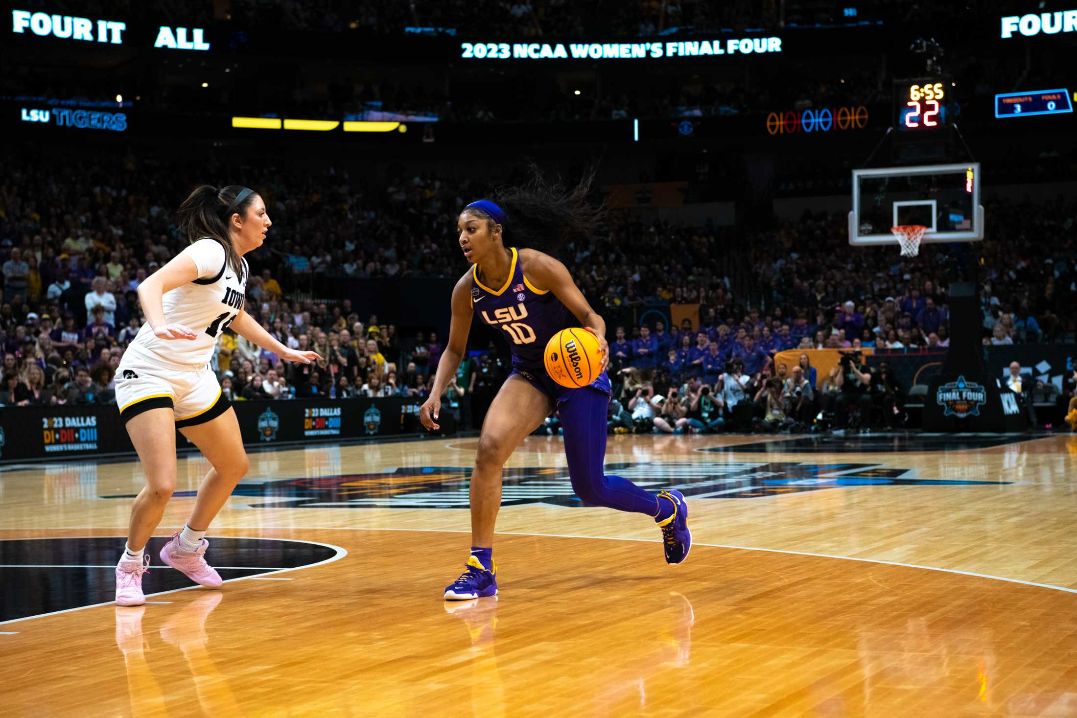 PHOTOS: LSU women's basketball beats Iowa 102-85 in national championship