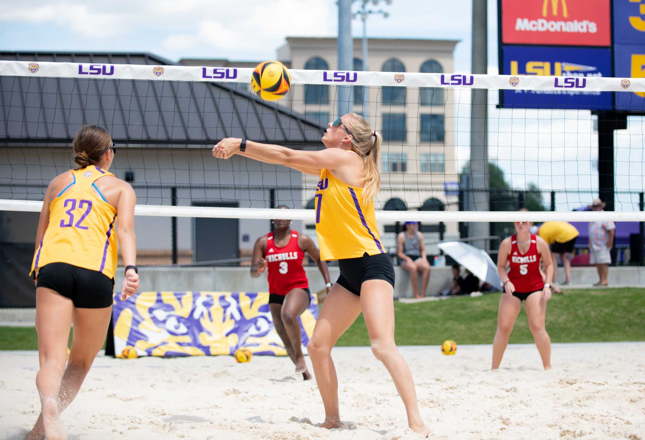 PHOTOS: LSU beach volleyball defeats Nicholls 5-0