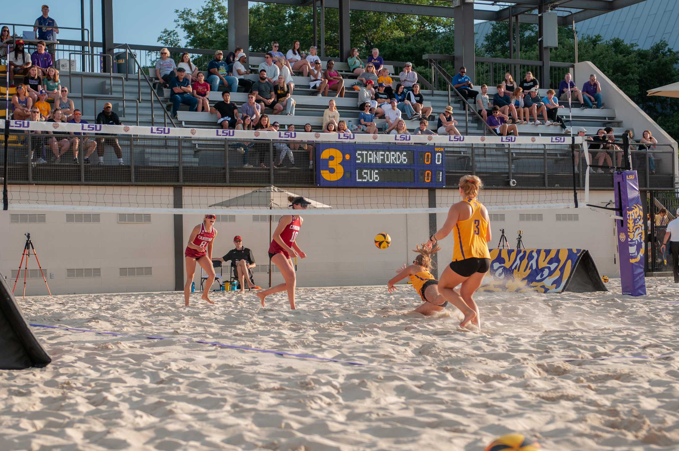 PHOTOS: LSU beach volleyball falls to Stanford