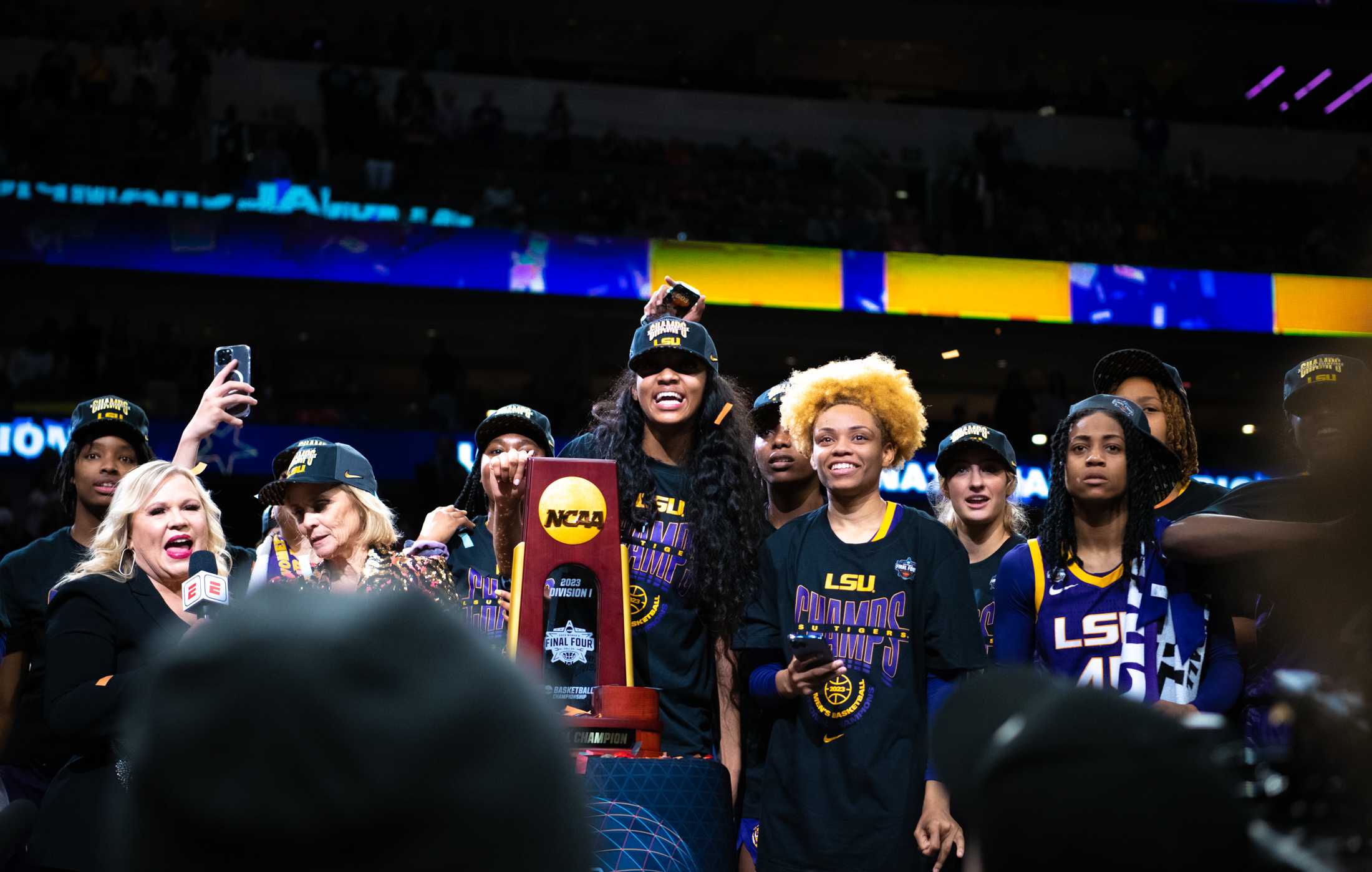 PHOTOS: LSU women's basketball beats Iowa 102-85 in national championship