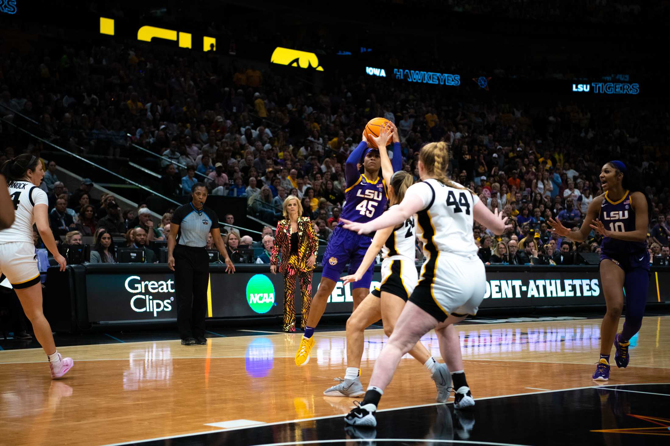 PHOTOS: LSU women's basketball beats Iowa 102-85 in national championship