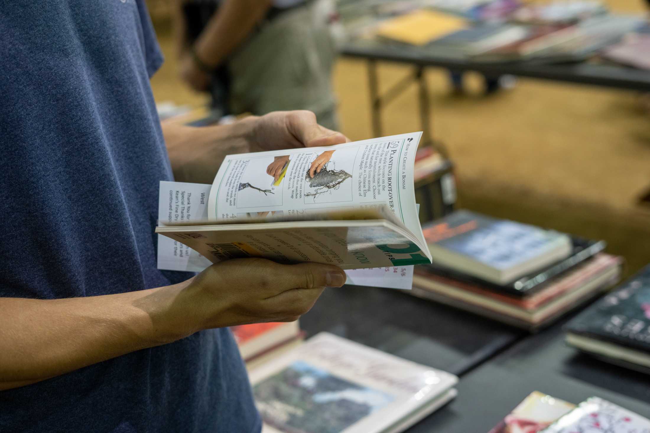 Local book lovers wander the stacks at the annual LSU Book Bazaar