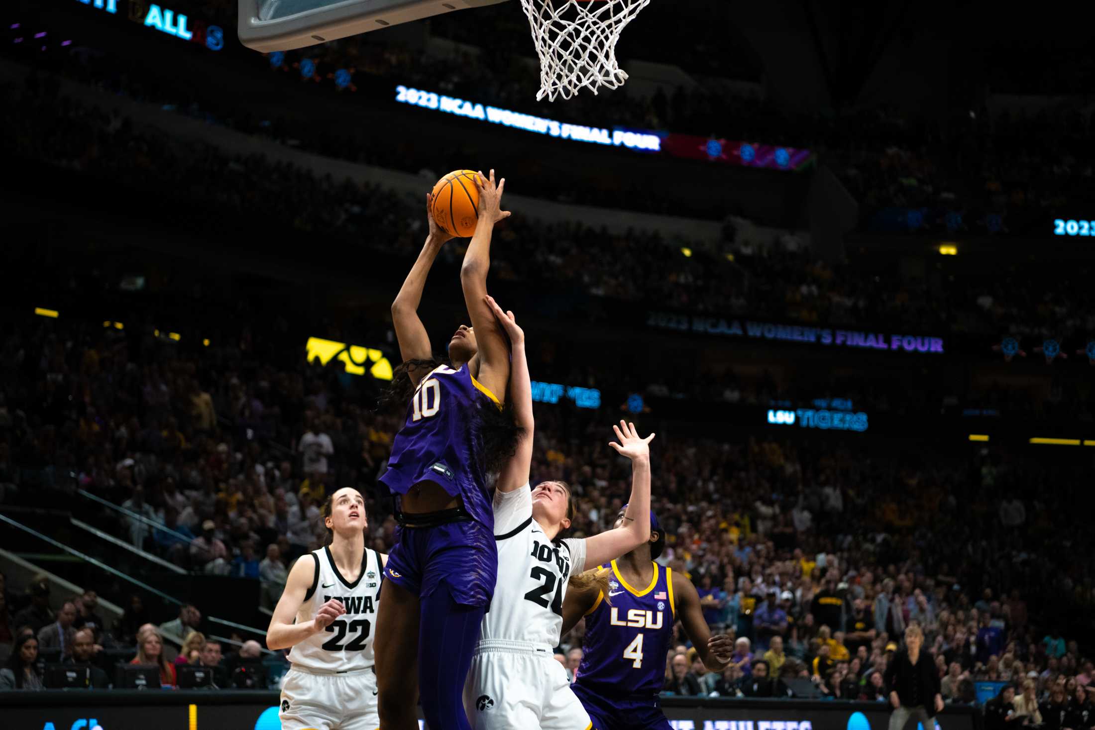 PHOTOS: LSU women's basketball beats Iowa 102-85 in national championship