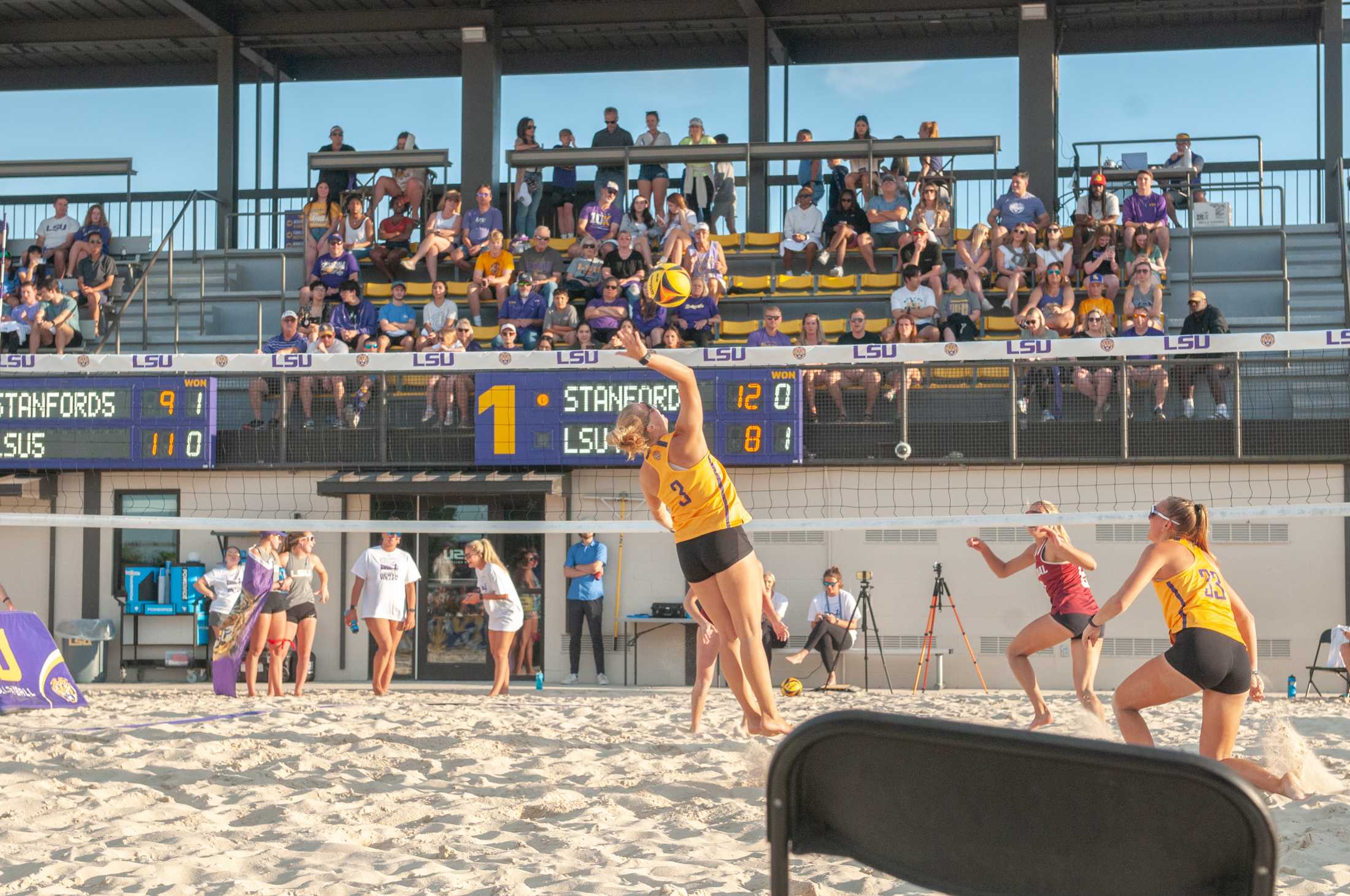 No shoes, just sand: Why Ella Larkin left LSU indoor volleyball to only play beach volleyball