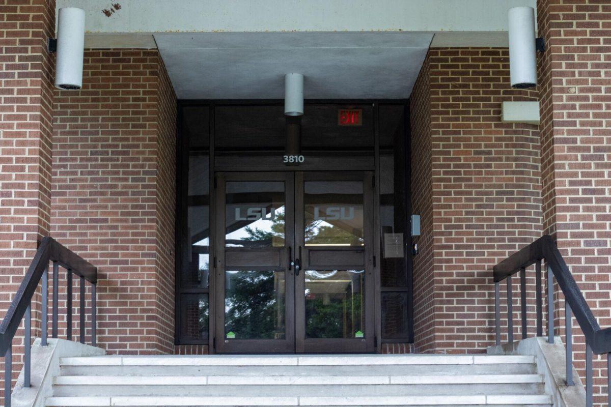The stairs lead up to the administration building on Friday, April 7, 2023, on West Lakeshore Dr in Baton Rouge, La.