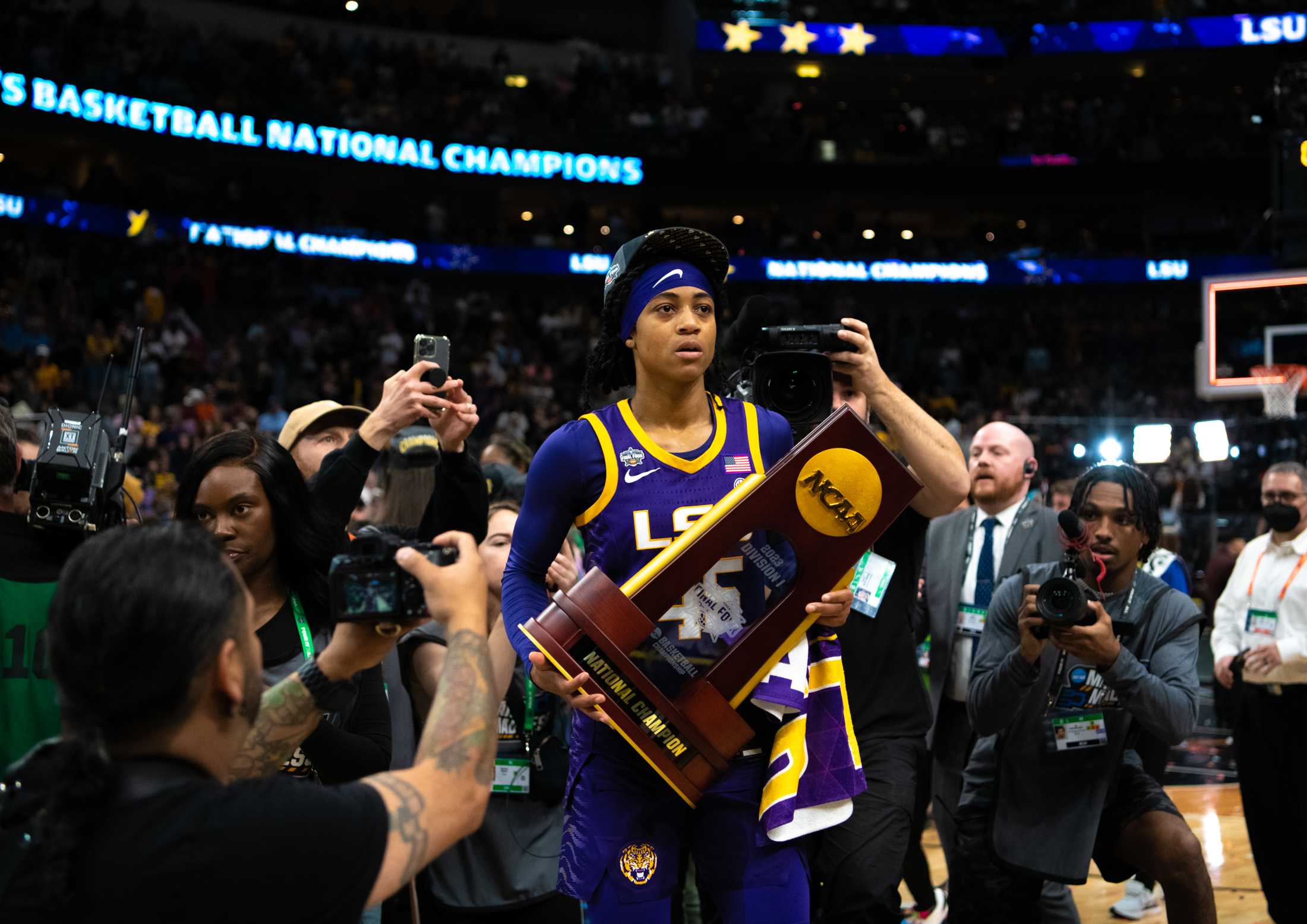 PHOTOS: LSU women's basketball beats Iowa 102-85 in national championship