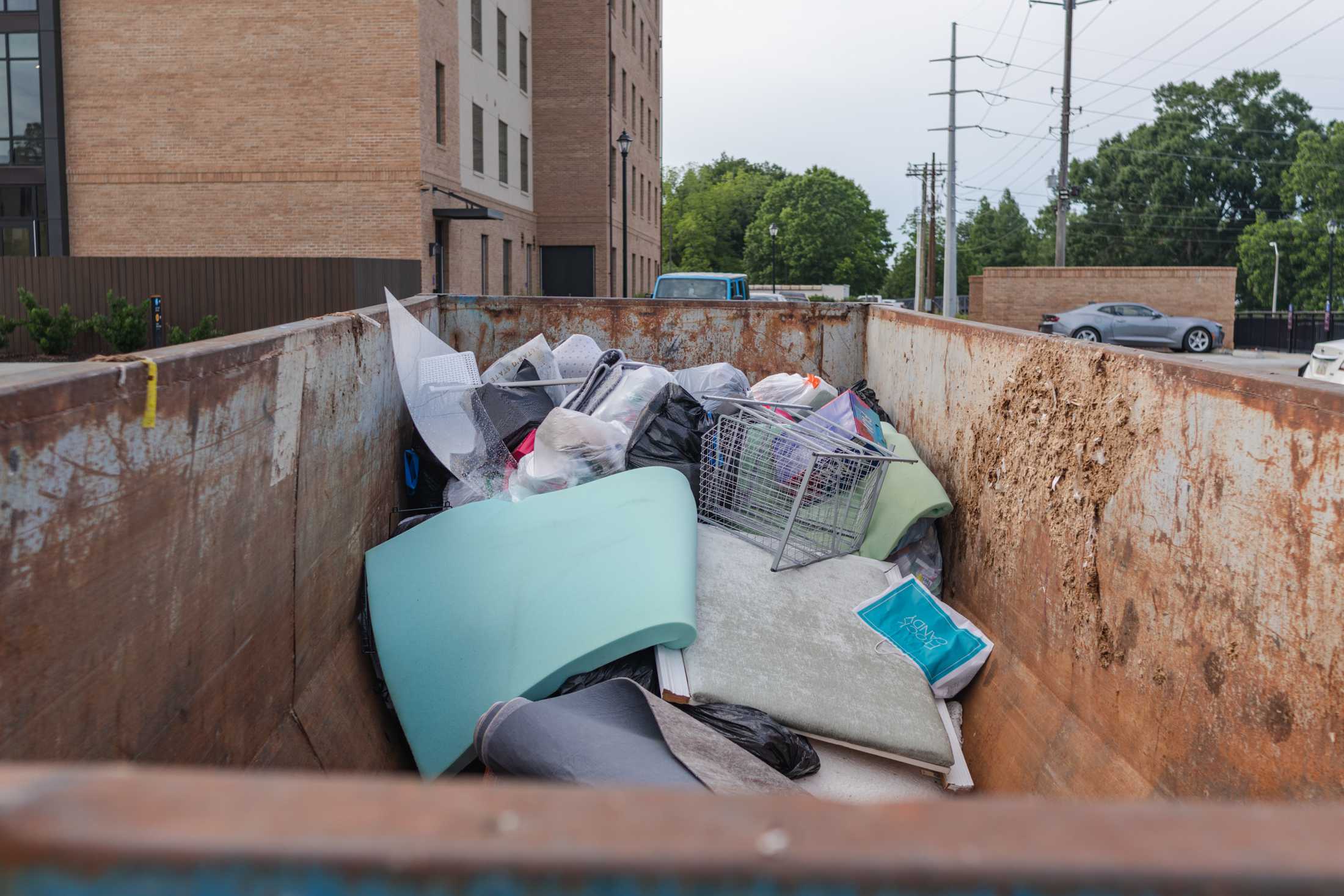 PHOTOS: Freshmen move out, create dumpsters full of waste