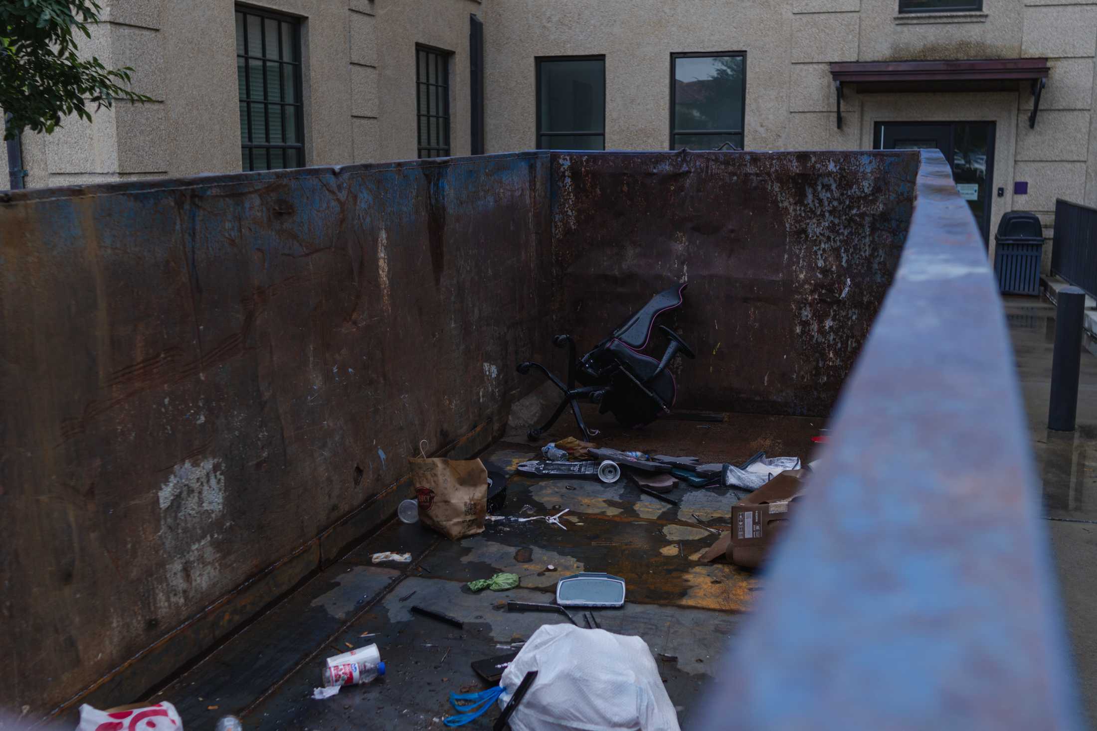 PHOTOS: Freshmen move out, create dumpsters full of waste