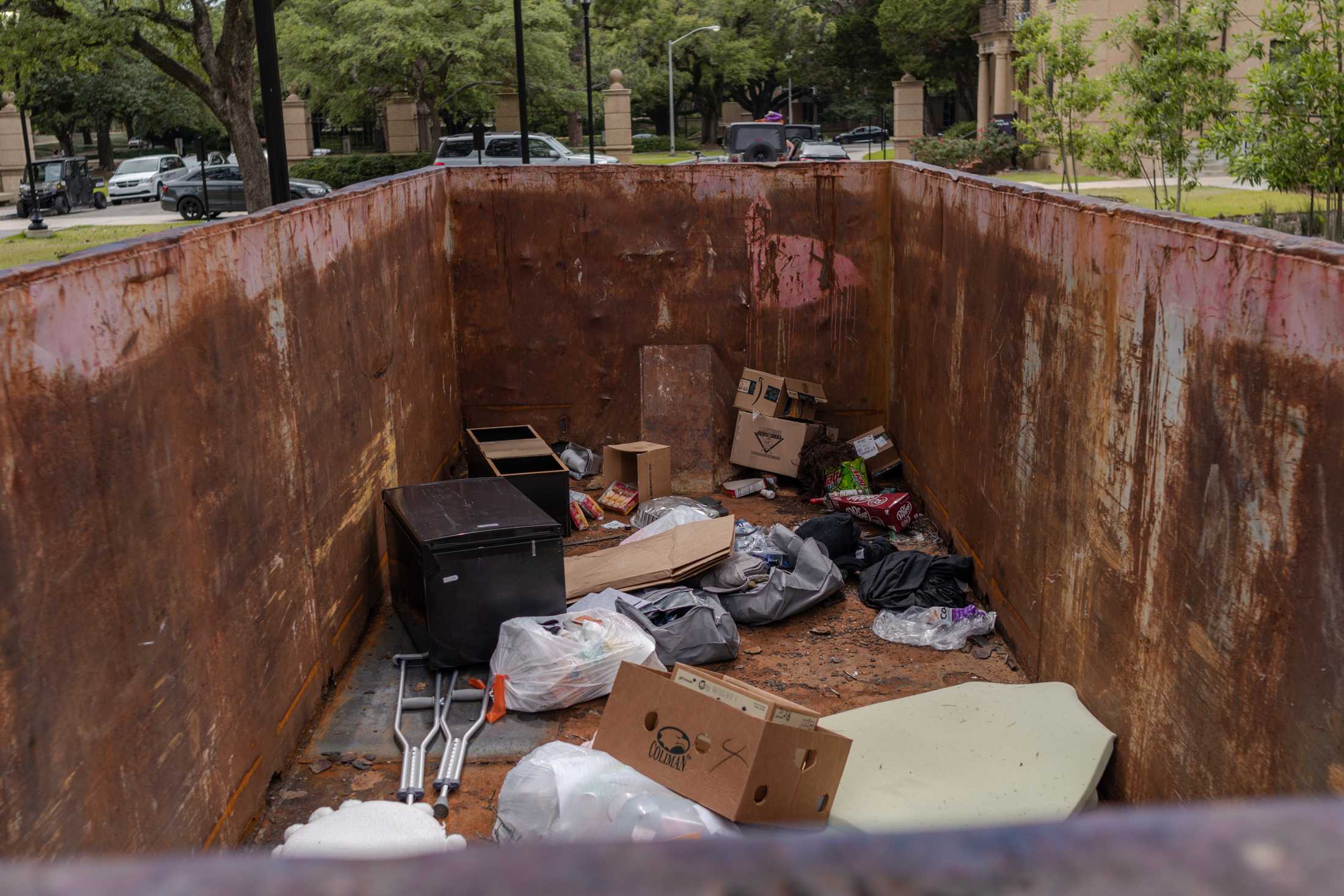 PHOTOS: Freshmen move out, create dumpsters full of waste