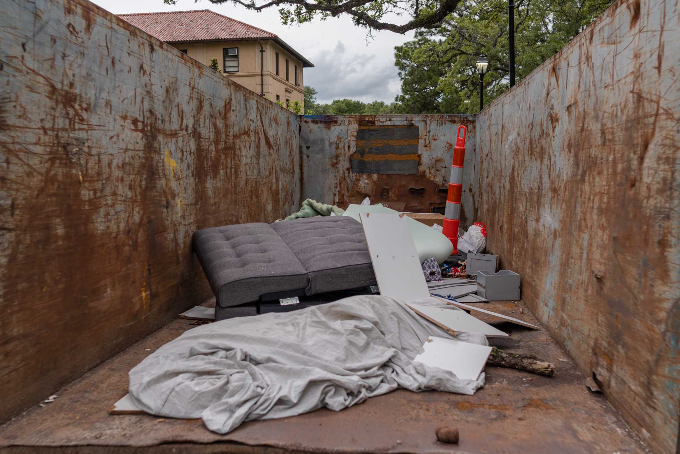 PHOTOS: Freshmen move out, create dumpsters full of waste