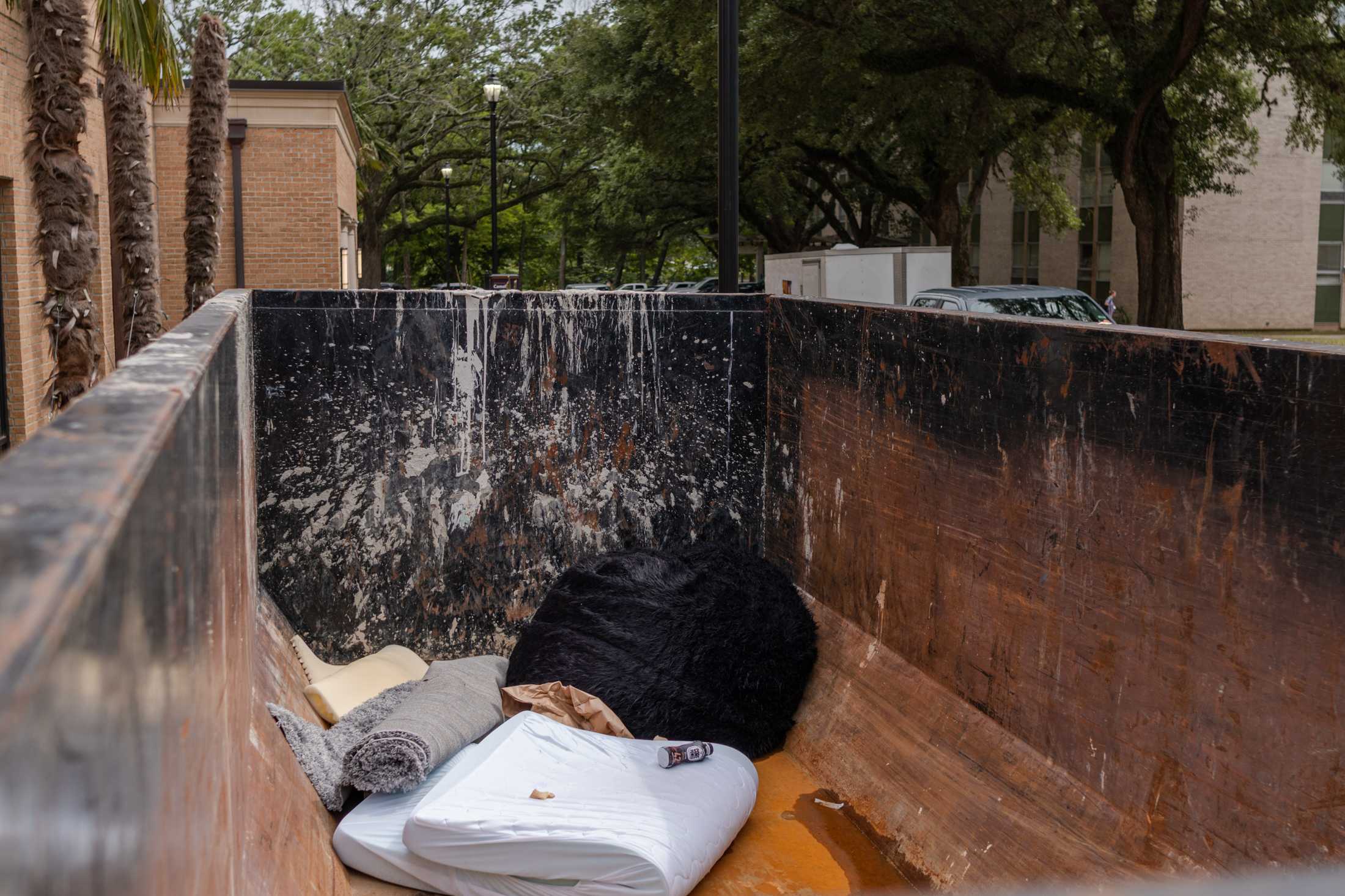 PHOTOS: Freshmen move out, create dumpsters full of waste