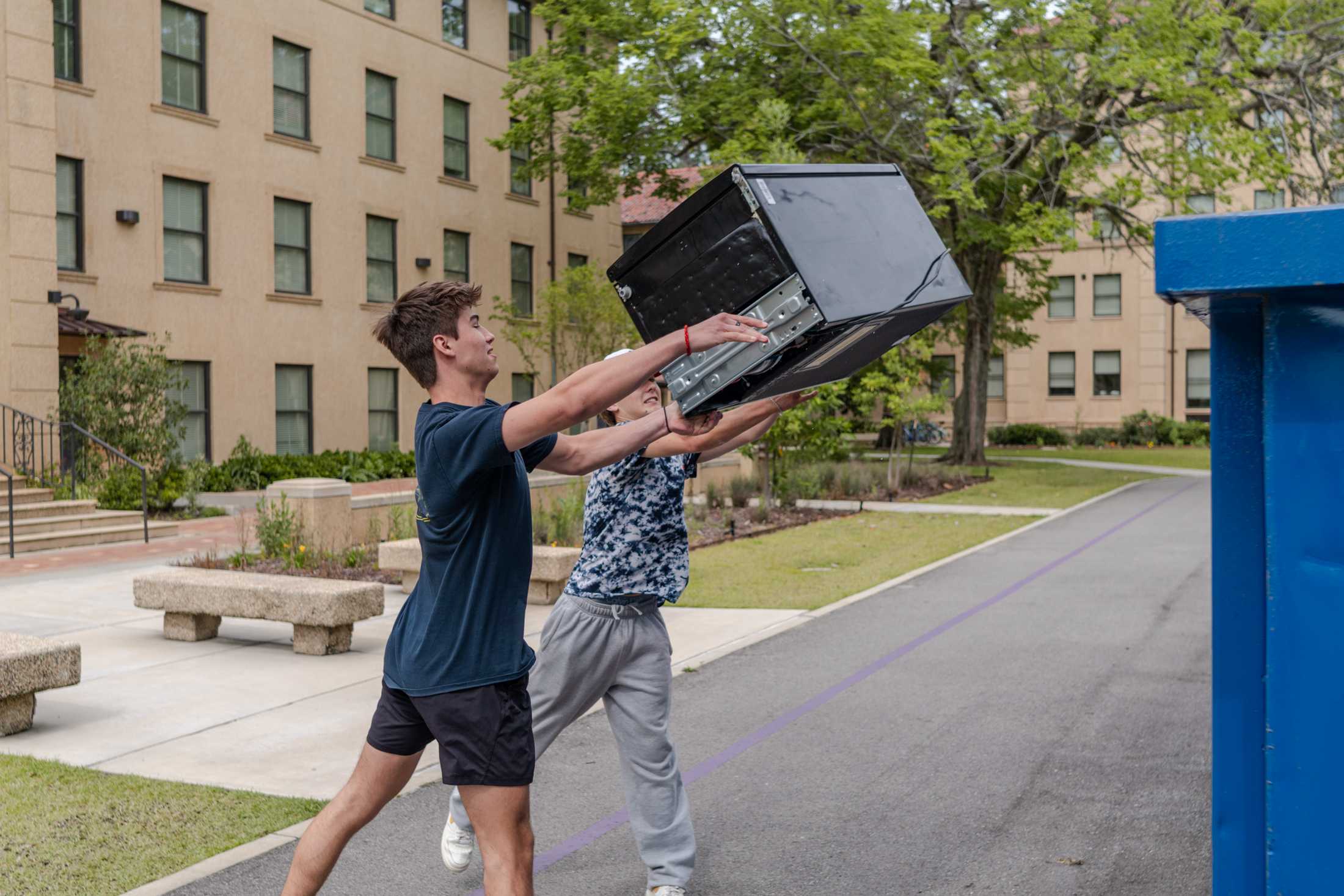 PHOTOS: Freshmen move out, create dumpsters full of waste