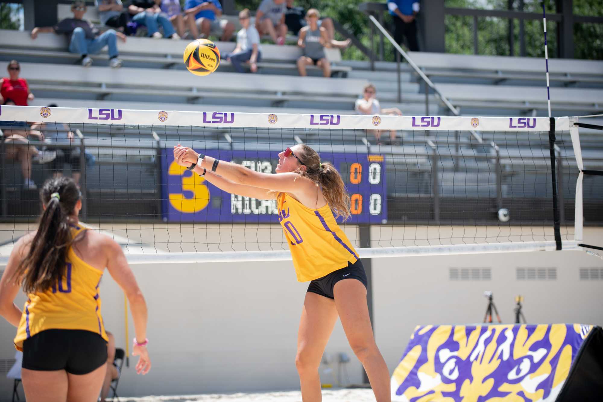 PHOTOS: LSU beach volleyball defeats Nicholls 5-0