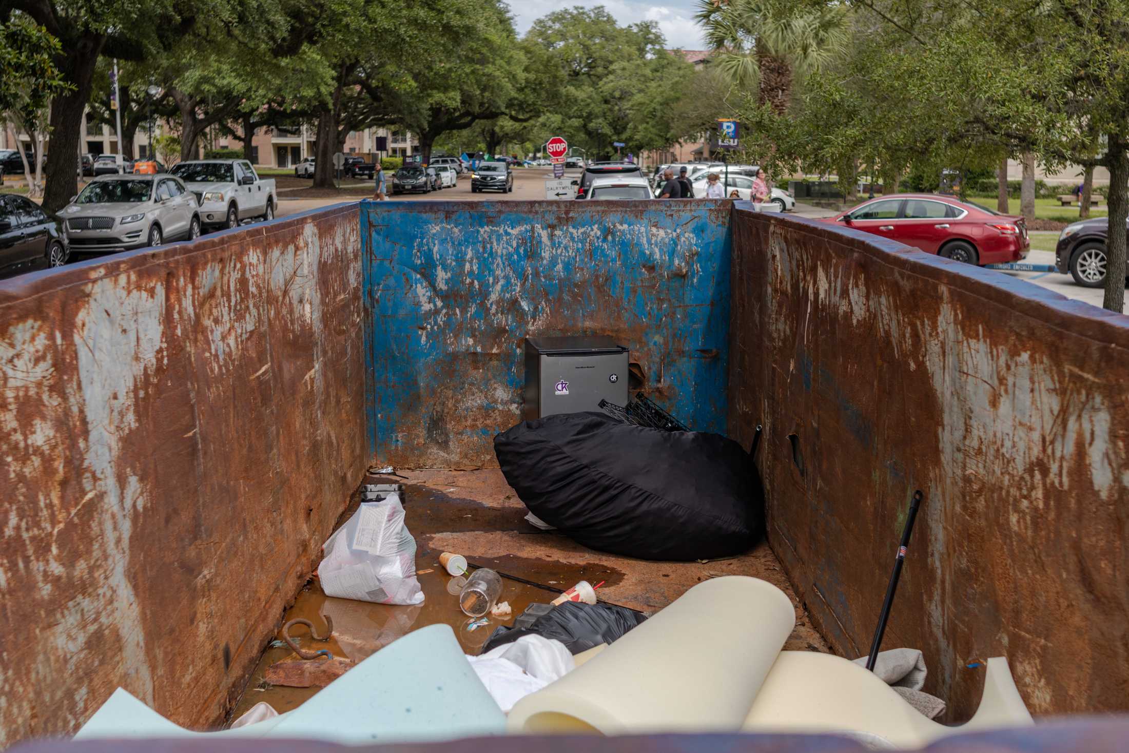 PHOTOS: Freshmen move out, create dumpsters full of waste