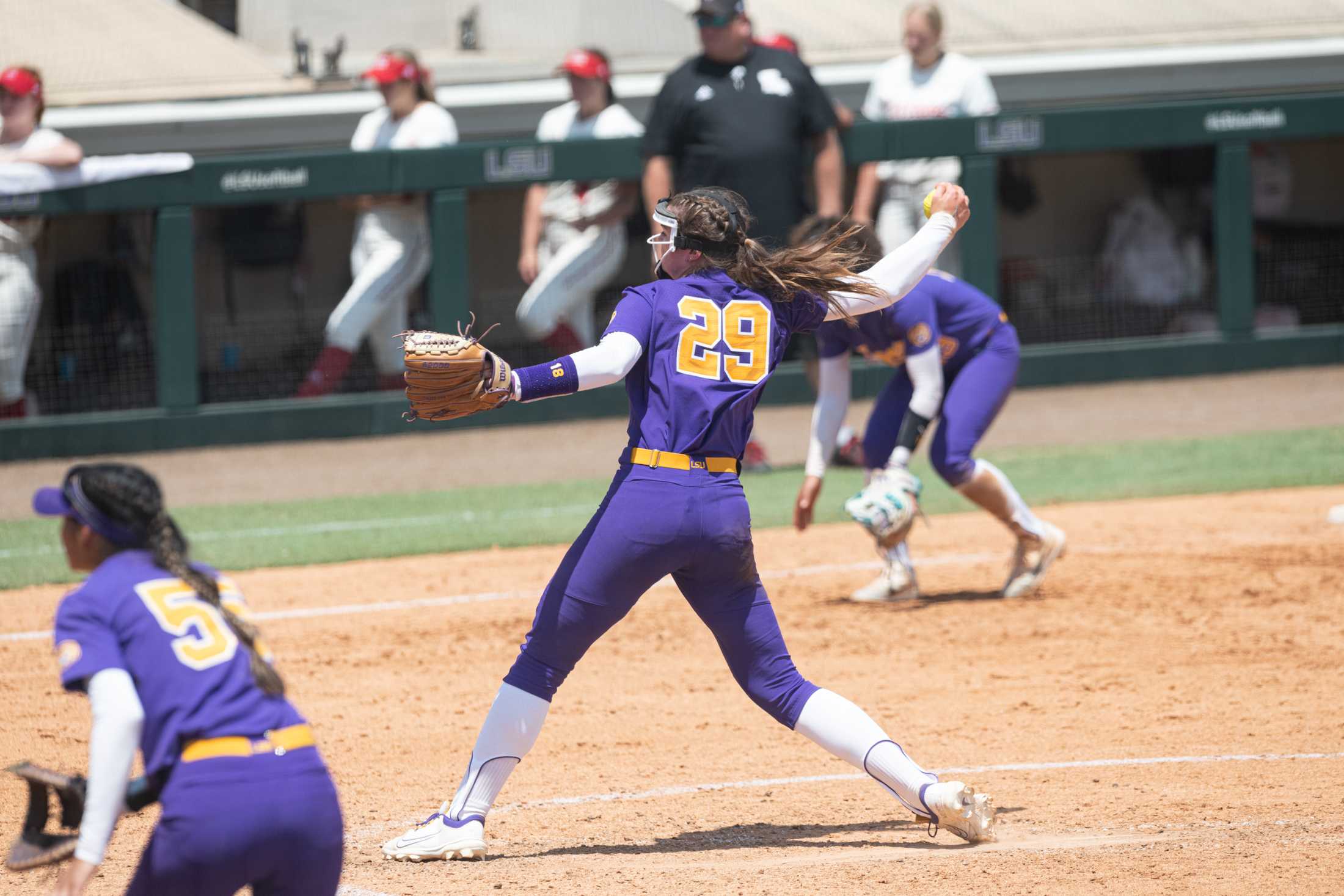 PHOTOS: LSU softball shuts out ULL 4-0 advancing to regional final